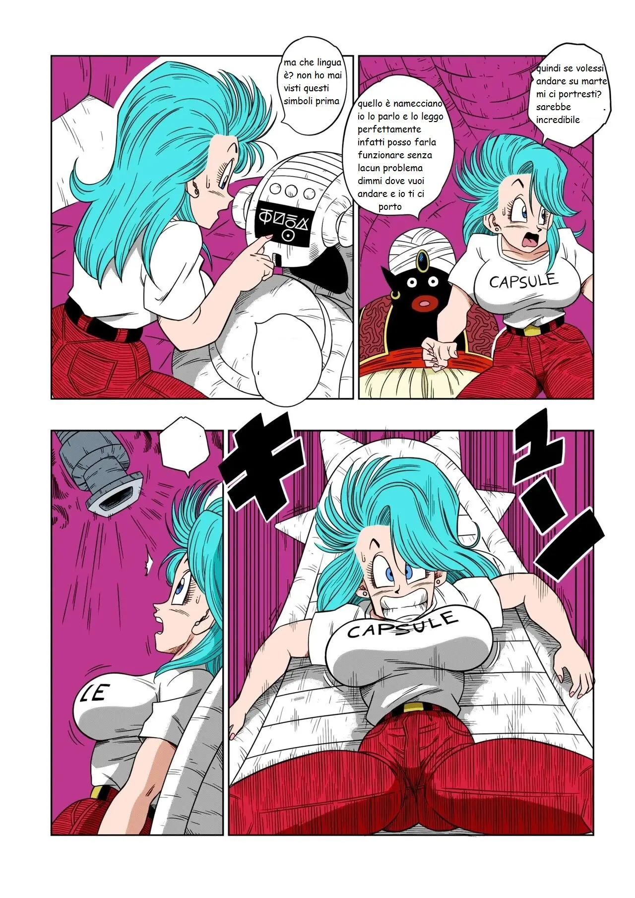 [Yamamoto (Yamamoto)] Dagon Ball - Bulma & Mr. Popo (Dragon Ball Z) [Italian] [Colorized] [Decensored] 画像番号 5