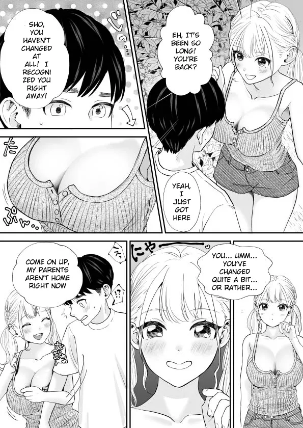 [Sweet Milk] Debu de Gasatsu datta Osananajimi ga Kyonyuu Yariman ni Seichou Shiteita [English] imagen número 5