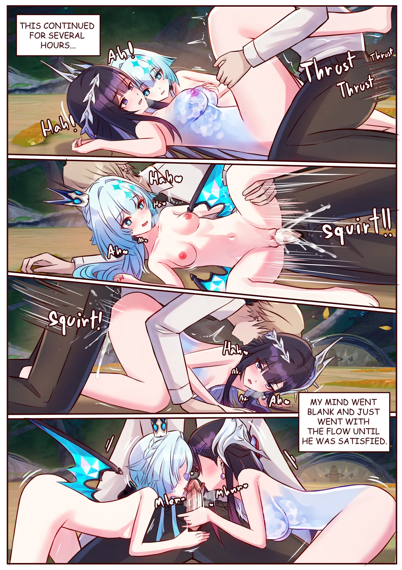 [JimPu6] Hysilen&Cerydra 1-2 (Honkai Star rail) [Uncensored] image number 23