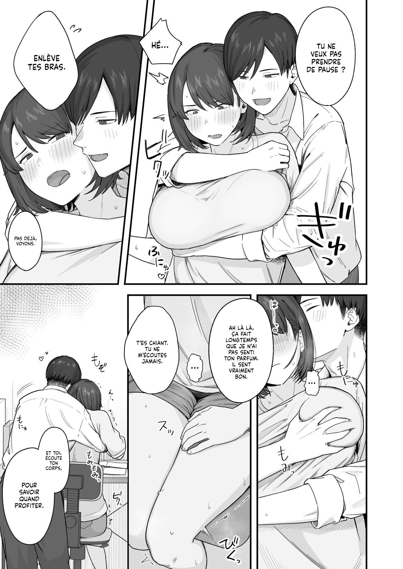 [Natsuzo] Benkyou ni Shuuchuu shitai Muttsuri na Ane wa, Karada no Aishou Bacchiri na Otouto no Sasoi o Kotowarenai | Une grande Sœur qui n'arrive pas à réviser et à résister à l'attrait de son Frère. [French] [Lopxi] 6eme image