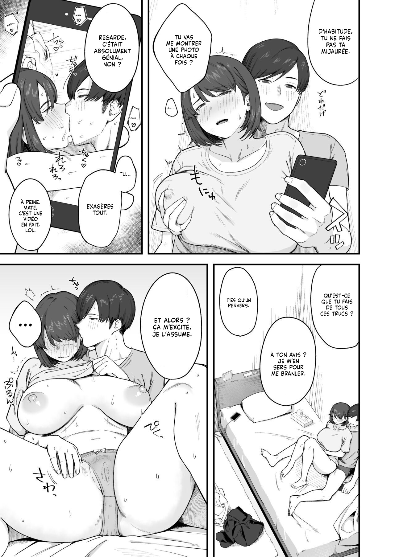 [Natsuzo] Benkyou ni Shuuchuu shitai Muttsuri na Ane wa, Karada no Aishou Bacchiri na Otouto no Sasoi o Kotowarenai | Une grande Sœur qui n'arrive pas à réviser et à résister à l'attrait de son Frère. [French] [Lopxi] 10eme image