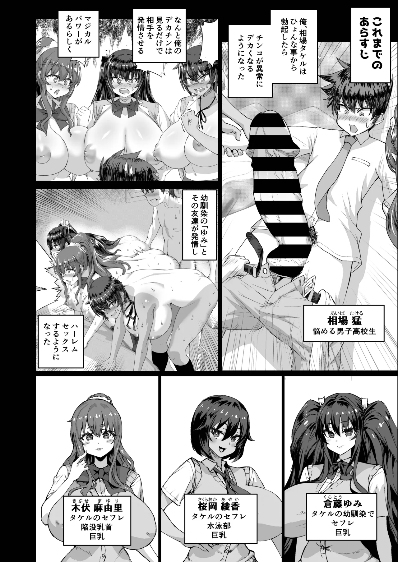 [Saikura Noushu] Dekachin ni Nattara Kyonyuu Osananajimi to Sono Kyonyuu Tomodachi-tachi ga Hatsujou shite Harem ni Natta!! 5 Gyaru to wakuwaku Hayashi kan gakkou изображение № 7