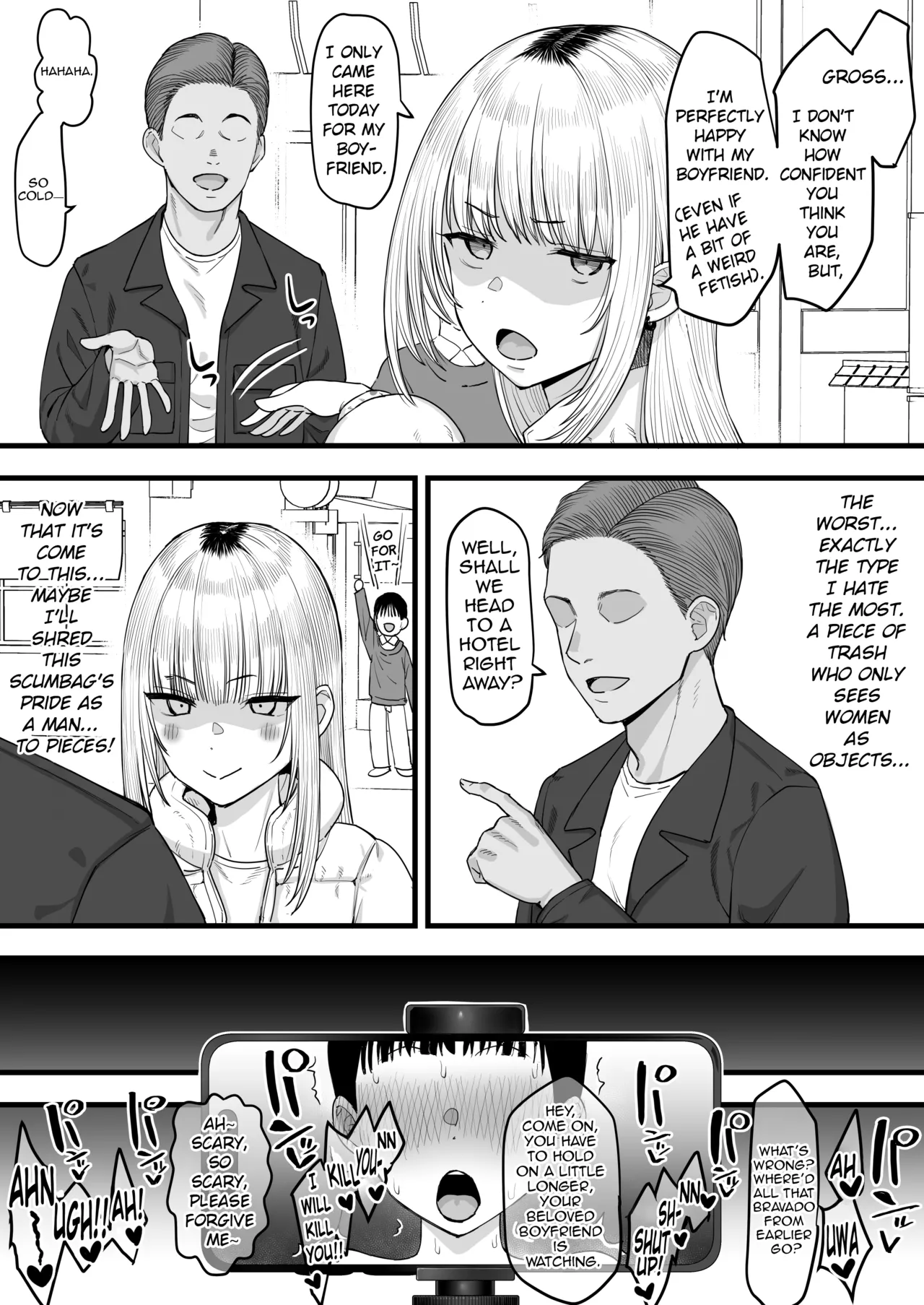 [Take Shinshi] Netorase, My Strong Girlfriend Falls For A Womanizer [English] [RoniNgaka] image number 4