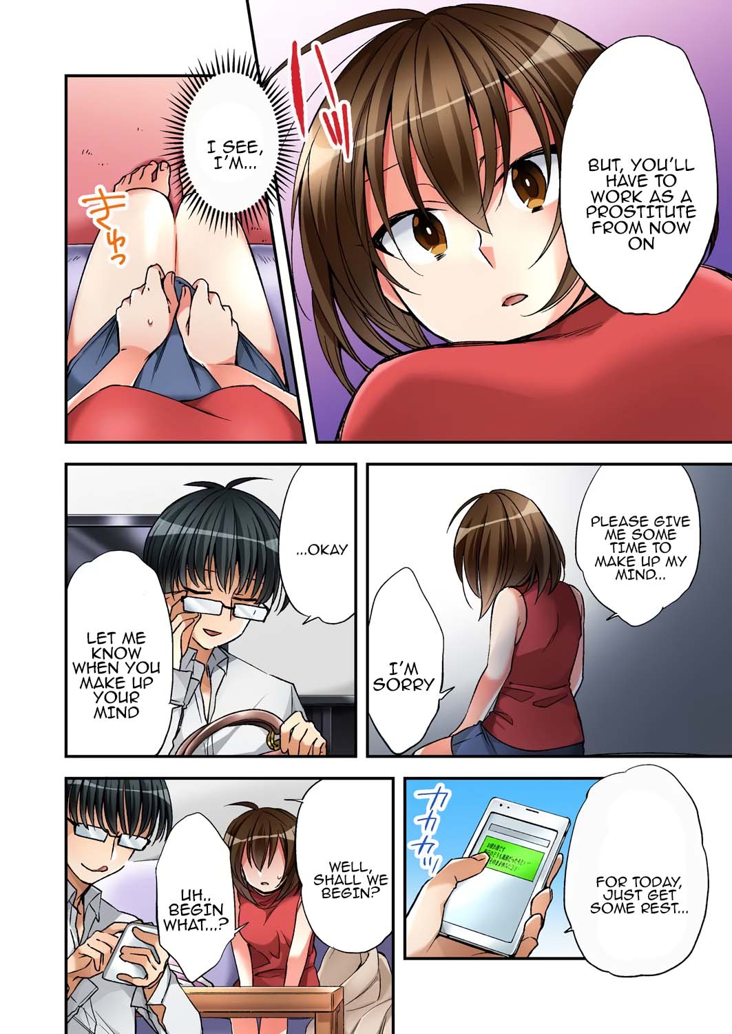 [Minamino Hazuki] Fuuzokujou to Boku no Karada ga Irekawatta node Sex Shite mita 2 | My body was swapped with a prostitute's, so I tried having sex 2 [Tenuous Scans] numero di immagine  4