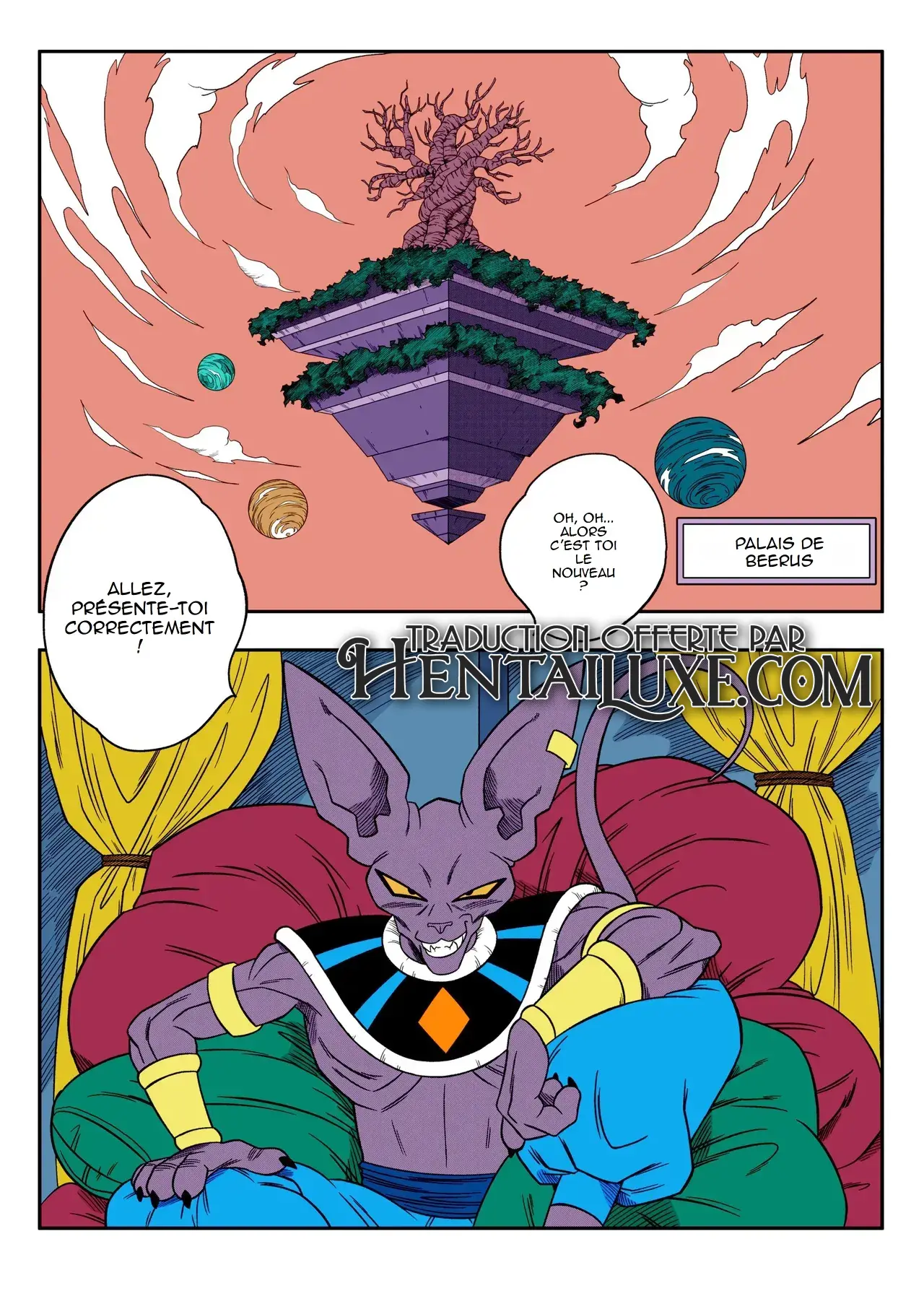 [Yamamoto] No One Can Go Against Beerus! (Dragon Ball Super) [French] [Uncensored] [Colored] (hentailuxe.com) image number 4