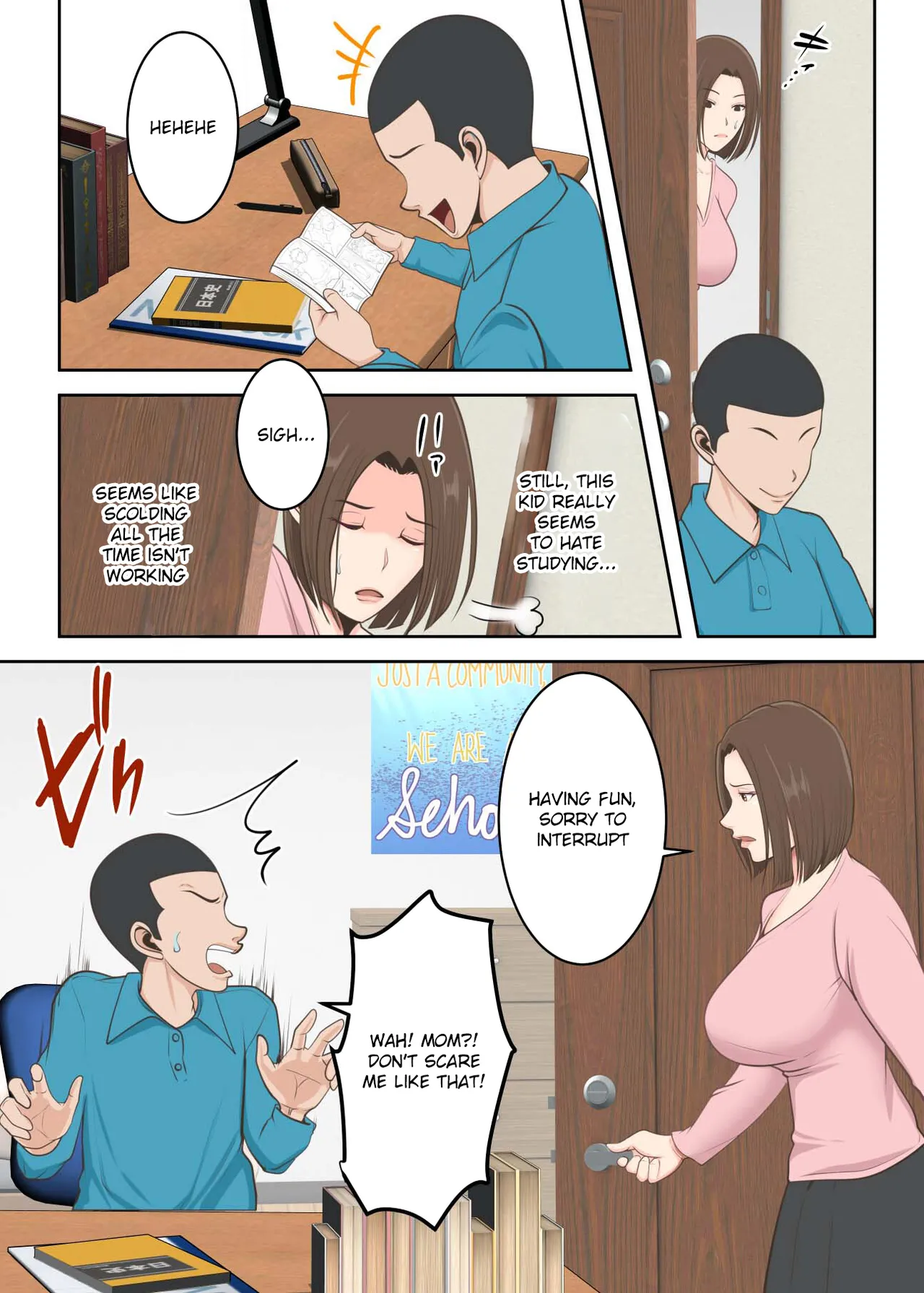 [Yuriko Club] Oni no Kyouiku Mama ga Musuko to Amaama SEX Suru made [English] 图片编号 7