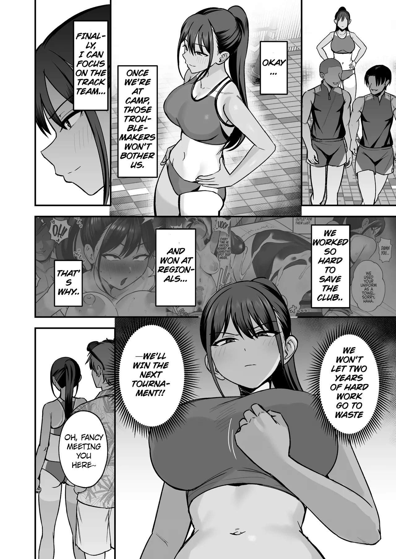 [Eat in (Toin)] Rikujoubu Buchou, Yankee-tachi ni Otosareru 2 | Track and Field Club Leader Surrenders to a Bunch of Delinquents 2 [English] [SomeGoodHentai] [Digital] Bildnummer 4
