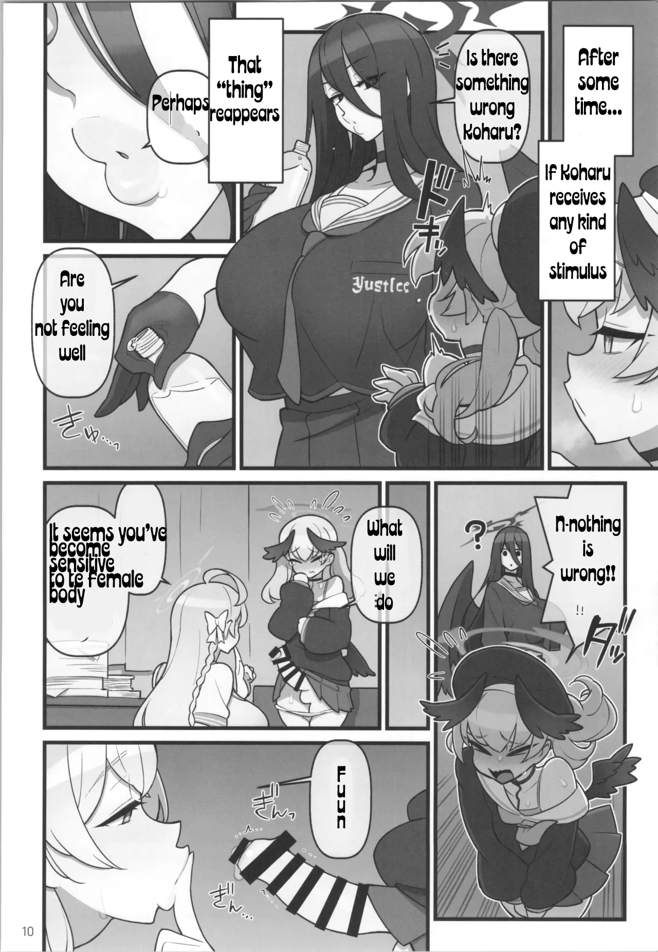 (C103) [Kakuzato-ichi (Kakuzatou)] Koharu Futanaru (Blue Archive) [English] [Diegsterr] image number 12