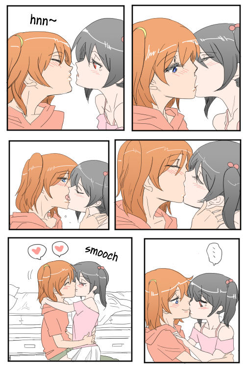 (平熱) ほのにこがちゅっちゅﾁｭﾝﾁｭﾝしてるだけ | A Manga where Honoka and Nico-chan only do kissy kissy lovey dovey stuff! (Love Live!) [English] [/u/ scanlations] [Digital] imagen número 3