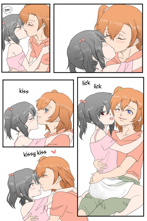 (平熱) ほのにこがちゅっちゅﾁｭﾝﾁｭﾝしてるだけ | A Manga where Honoka and Nico-chan only do kissy kissy lovey dovey stuff! (Love Live!) [English] [/u/ scanlations] [Digital] imagen número 4