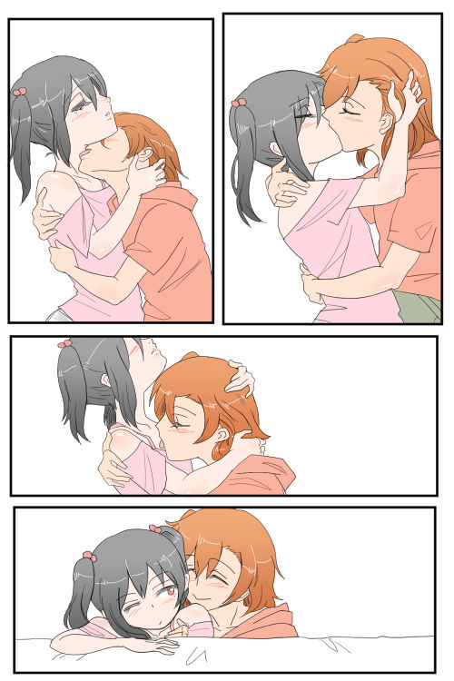 (平熱) ほのにこがちゅっちゅﾁｭﾝﾁｭﾝしてるだけ | A Manga where Honoka and Nico-chan only do kissy kissy lovey dovey stuff! (Love Live!) [English] [/u/ scanlations] [Digital] imagen número 5