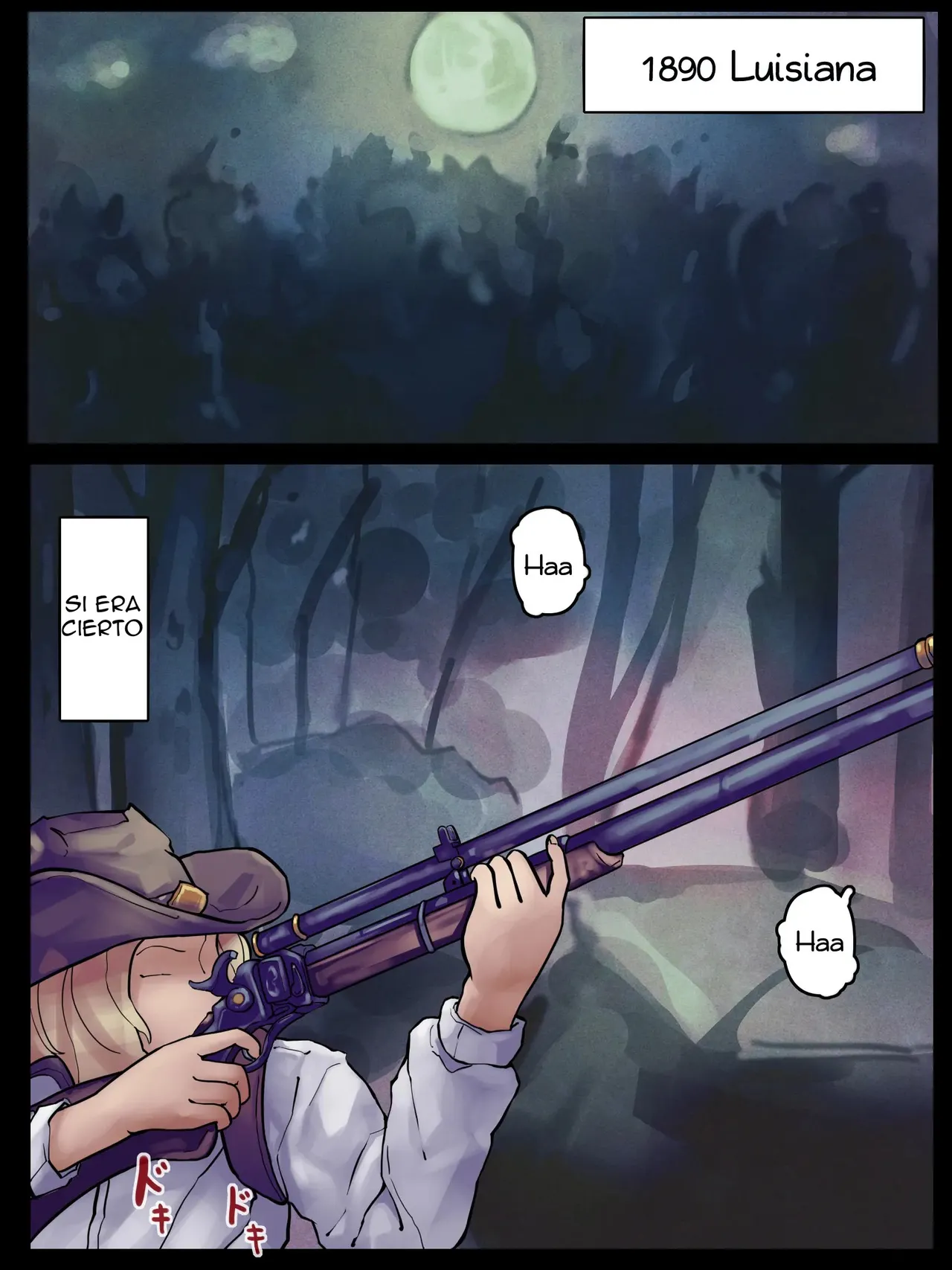 [Jingai Lab] 1890 -Chikyuujin no Kodane ga Hoshii Uchuujin VS Shoukin Kasegi- | 1890 -Extraterrestre que Quiere la Semilla de los Terrícolas VS un Cazarrecompensas- [Spanish] [El naranjas = Mr.Naranjas] image number 4