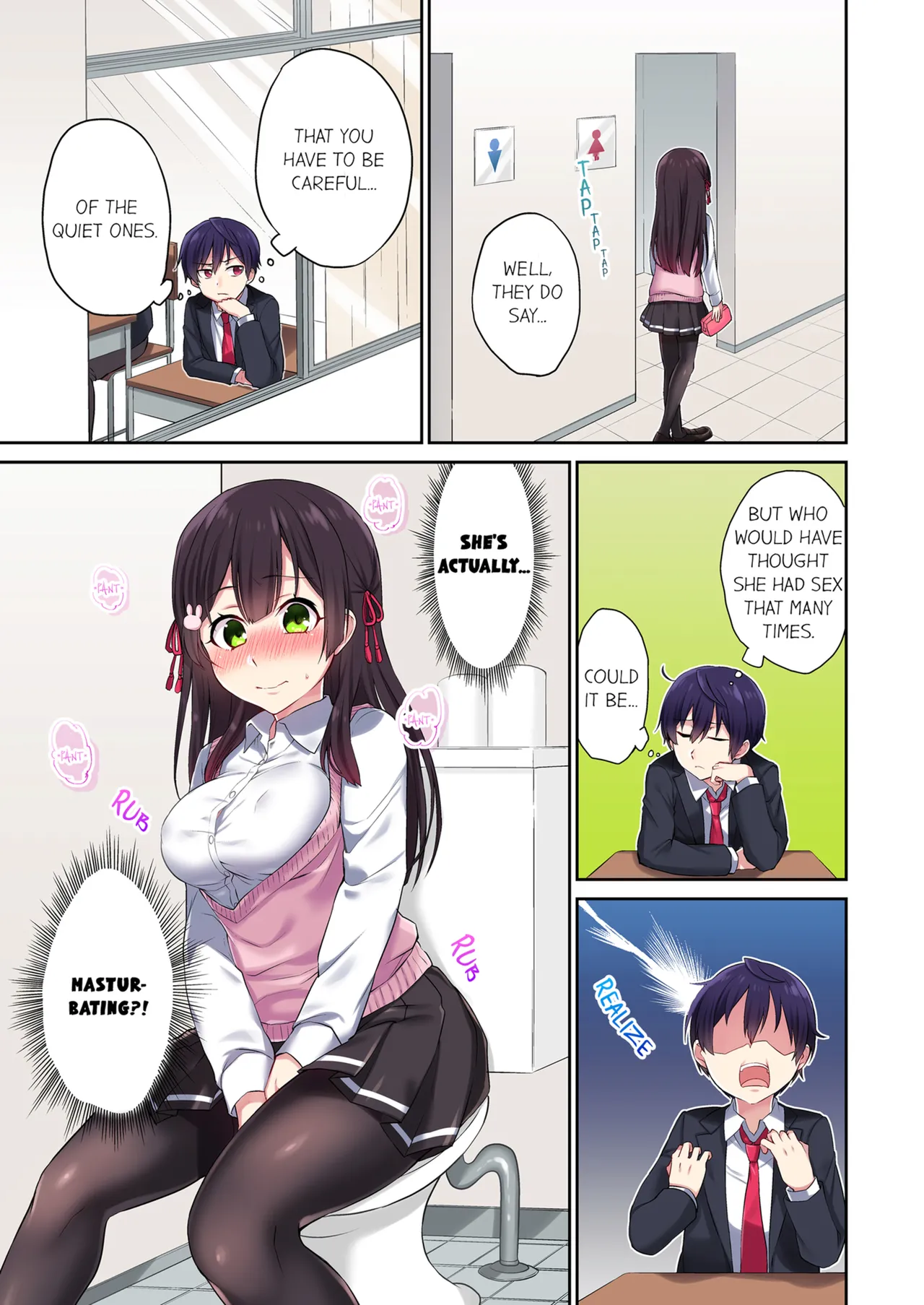 [Namita] Committee Chairman, Didn't You Just Masturbate In the Bathroom? I Can See the Number of Times People Orgasm Vol. 1 [English] [Decensored] [Ongoing] image number 9