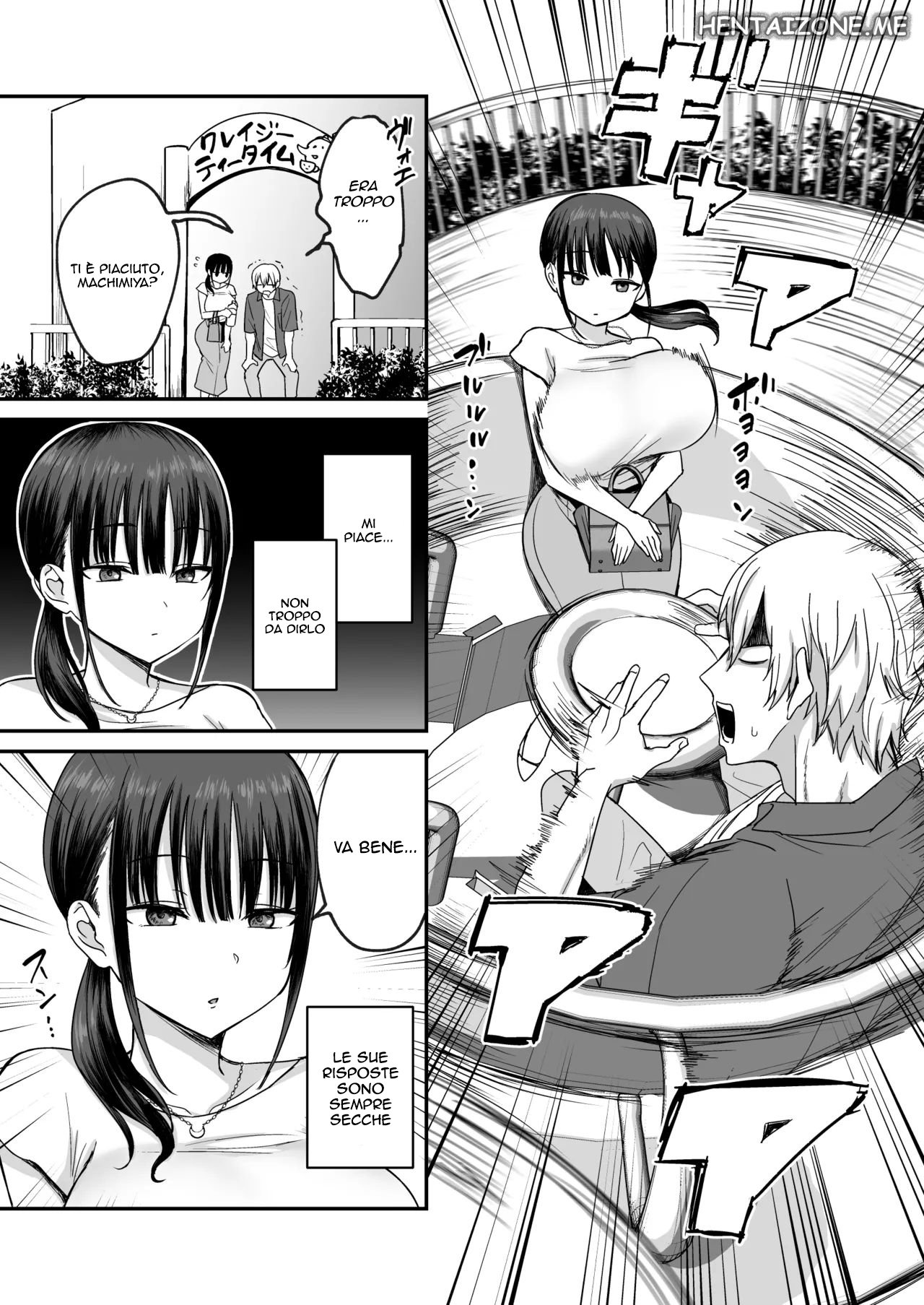 [Toono Esuke] Muhyoujou de Dosukebe na Machimiya-san| Una Ragazza Taciturna [Italian] [Digital] image number 4