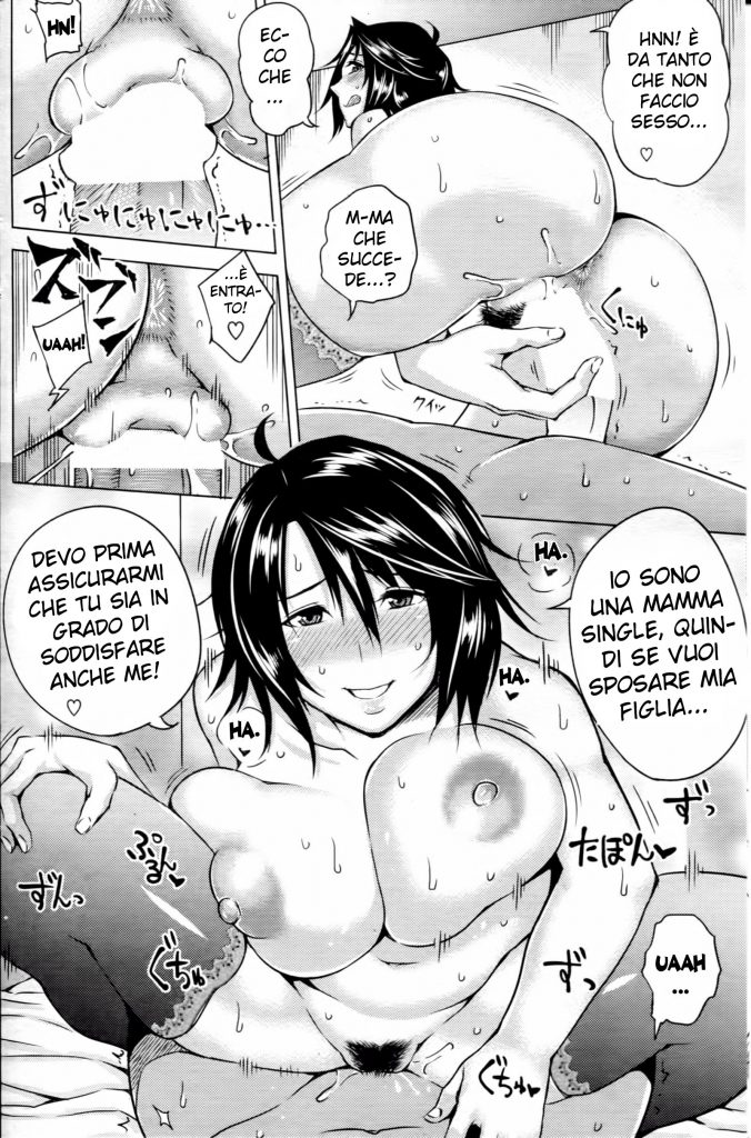 [Uruujima Call] Okaa-san mo Issho! | Battere la Mamma (COMIC Shitsurakuten 2013-05) [Italian] изображение № 6