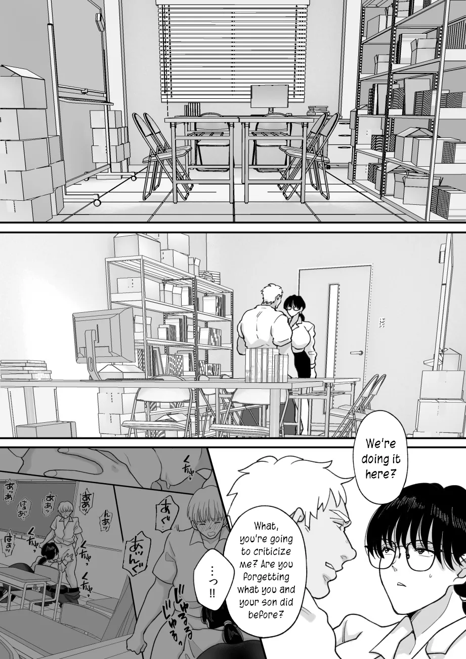 [Nyan dorosei] Suugaku Kyoushi no Kaa-san ga Taiiku Kyoushi ni Netorareru | My mother, the math professor, being stolen away by my gym professor, part 2 [English] [joobuspaidatr] imagen número 15