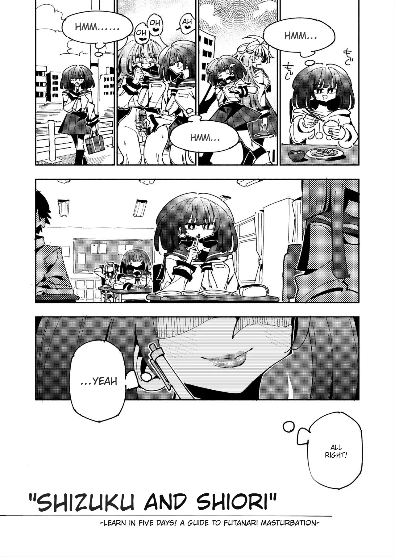 Shizuku and Shiori IF (First Part) -Learn in Five Days! A Guide to Futanari Masturbation- (1st to 2nd day) image number 6