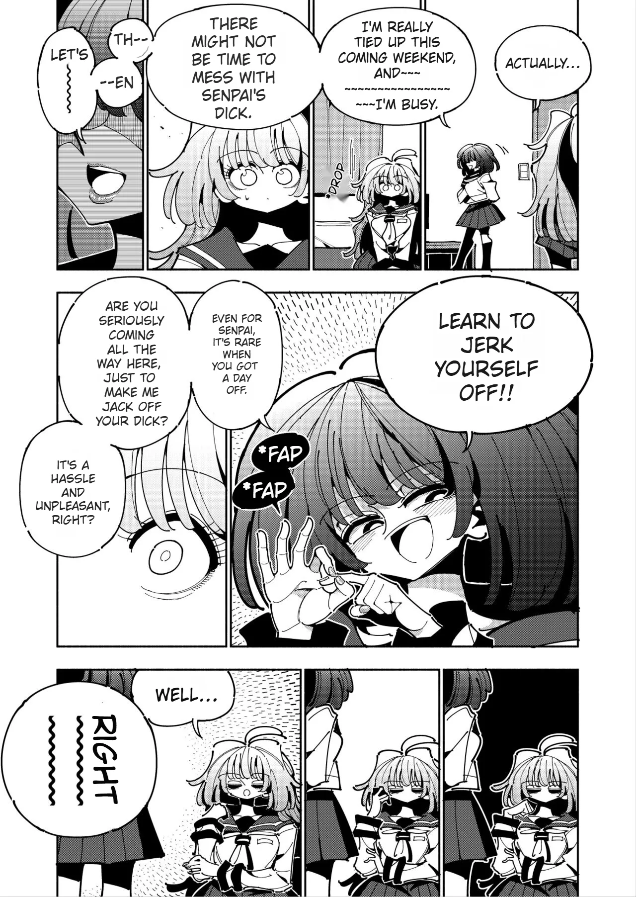 Shizuku and Shiori IF (First Part) -Learn in Five Days! A Guide to Futanari Masturbation- (1st to 2nd day) image number 10