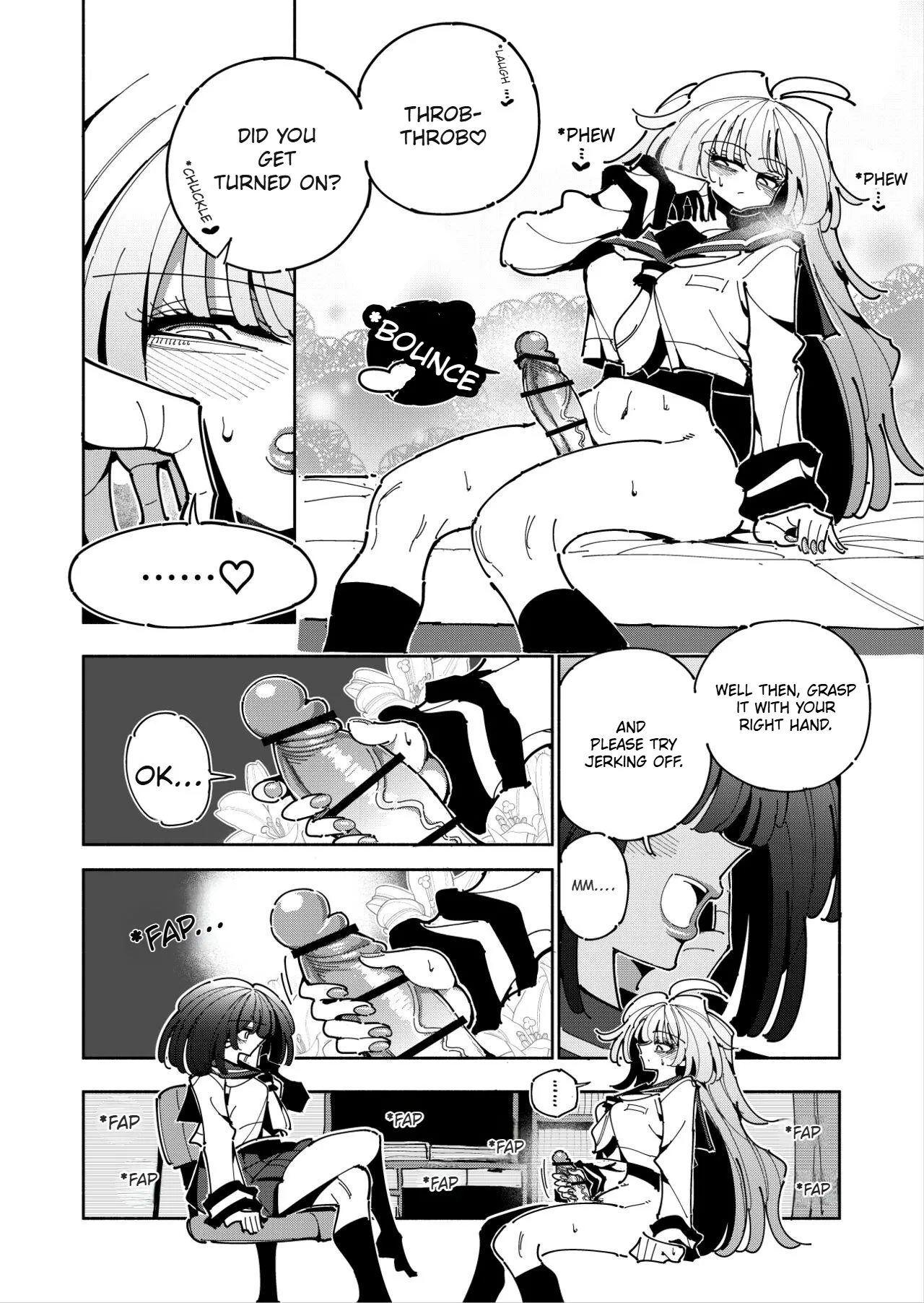 Shizuku and Shiori IF (First Part) -Learn in Five Days! A Guide to Futanari Masturbation- (1st to 2nd day) image number 13