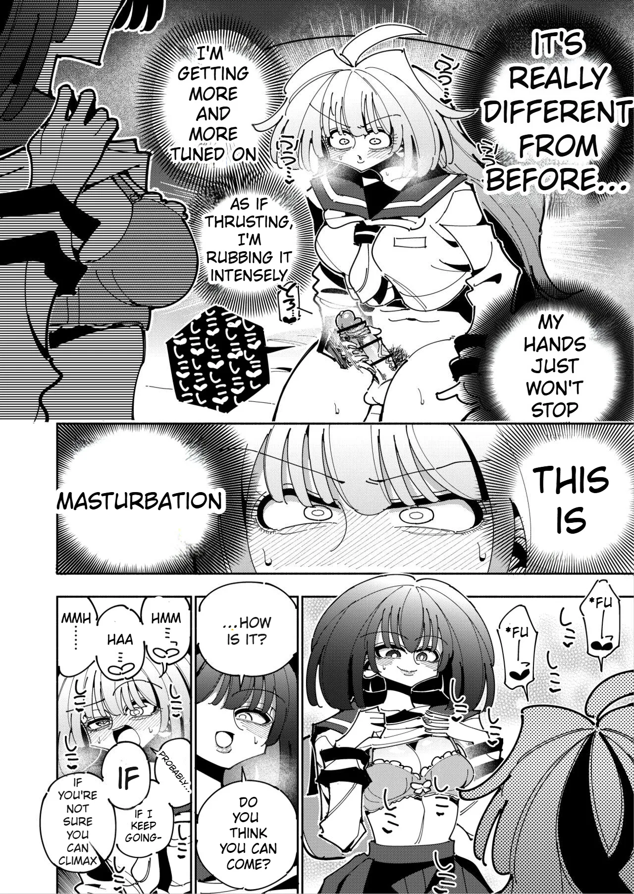 Shizuku and Shiori IF (First Part) -Learn in Five Days! A Guide to Futanari Masturbation- (1st to 2nd day) image number 17