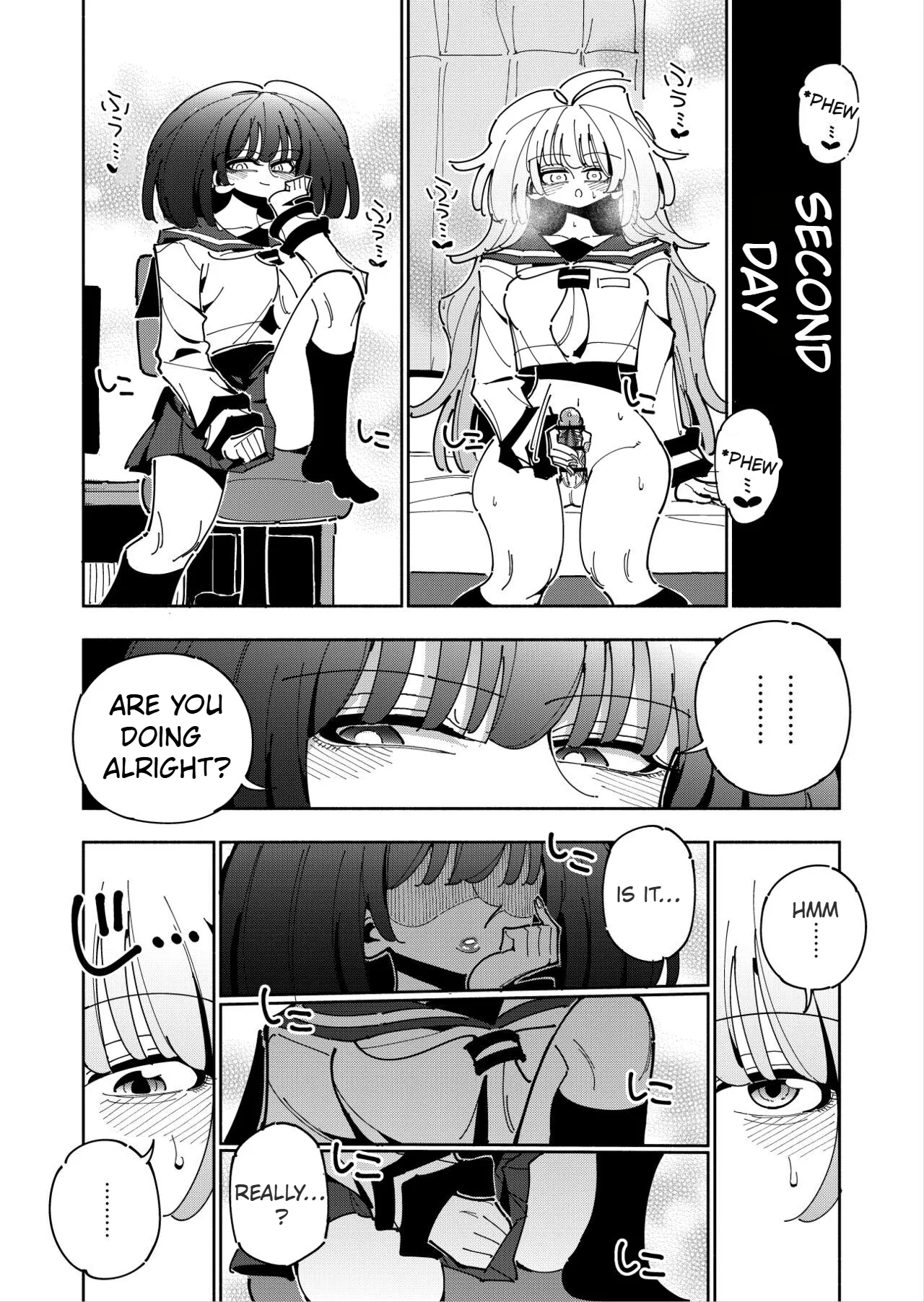 Shizuku and Shiori IF (First Part) -Learn in Five Days! A Guide to Futanari Masturbation- (1st to 2nd day) image number 25