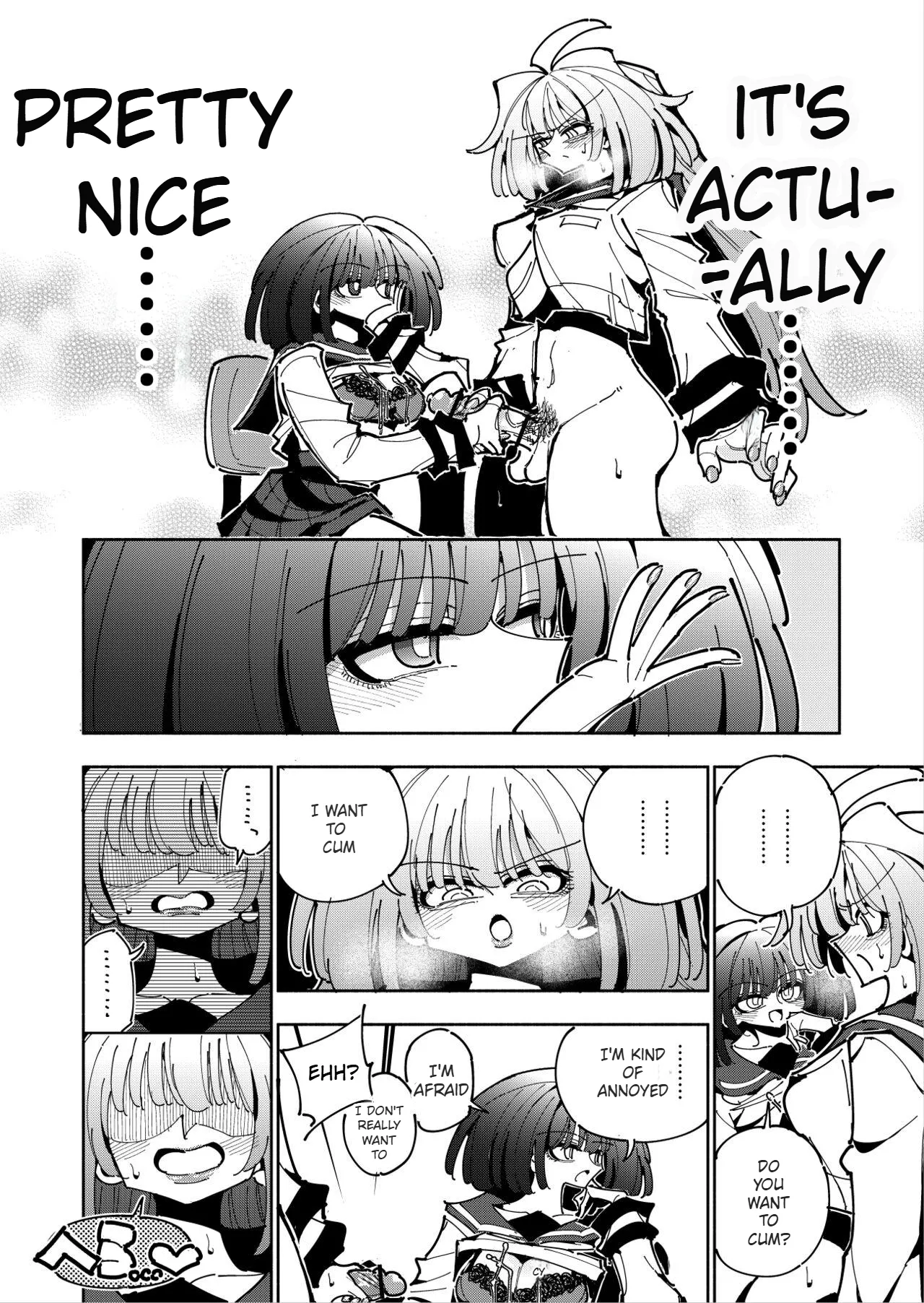 Shizuku and Shiori IF (First Part) -Learn in Five Days! A Guide to Futanari Masturbation- (1st to 2nd day) image number 41