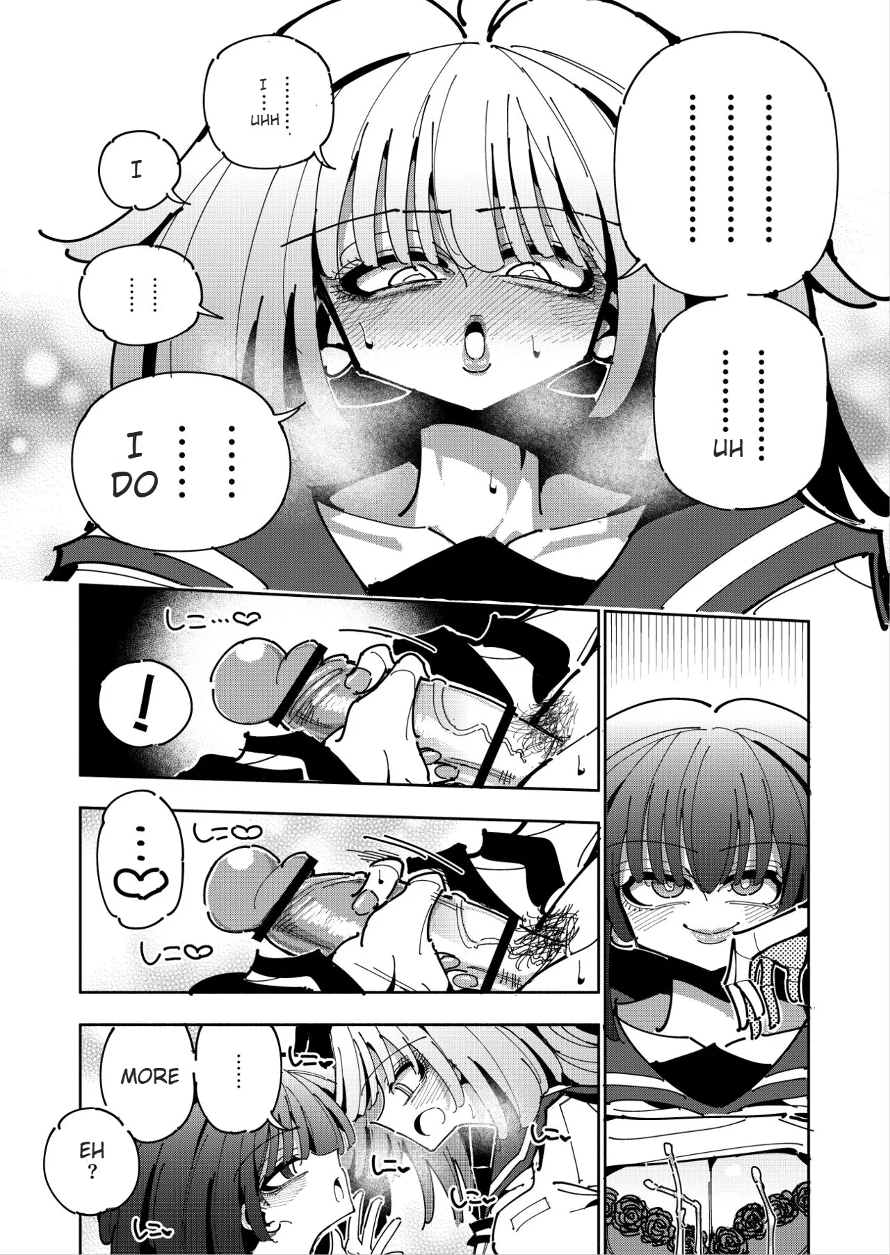 Shizuku and Shiori IF (First Part) -Learn in Five Days! A Guide to Futanari Masturbation- (1st to 2nd day) image number 43