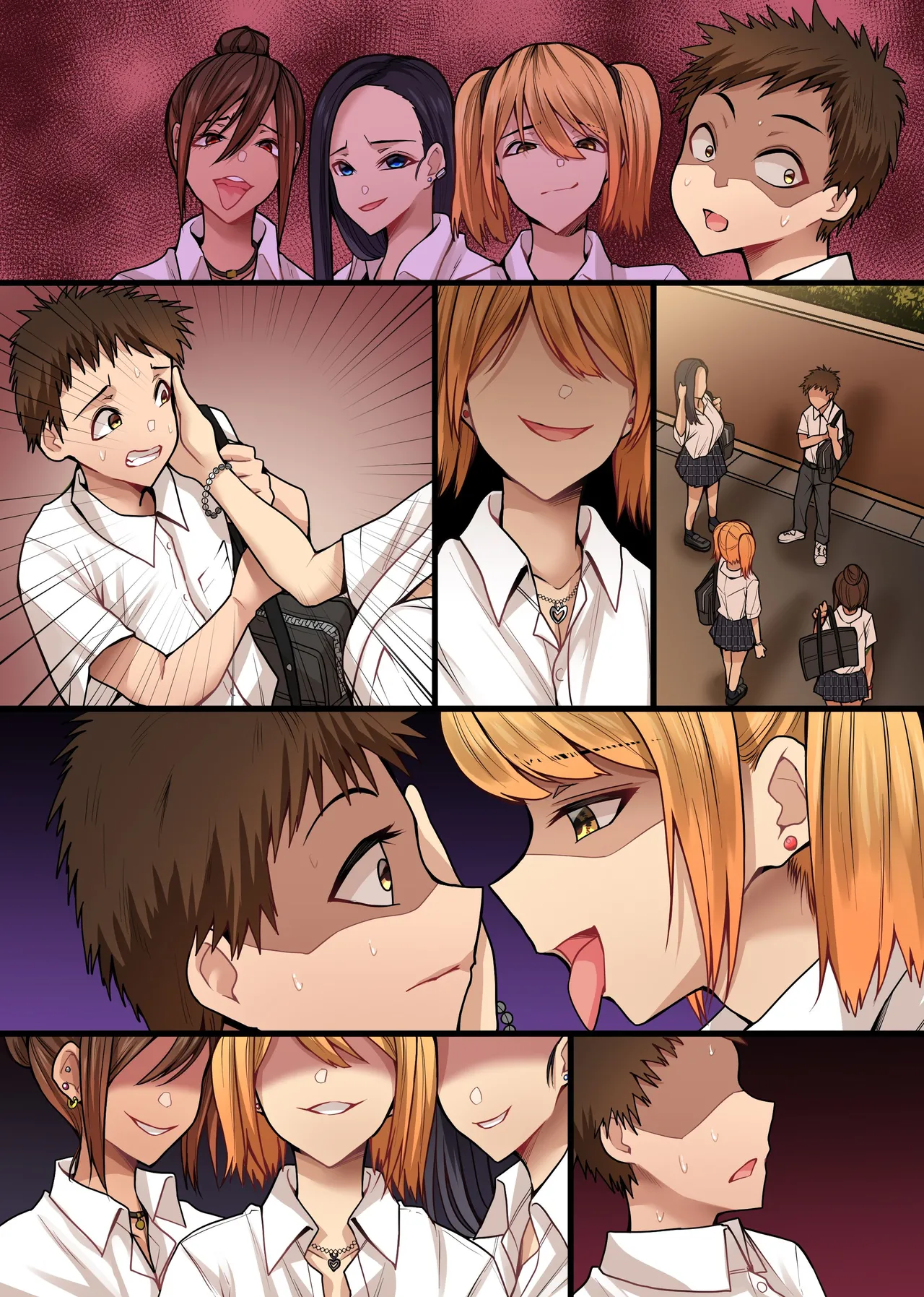 [NCP] Doutei chinpo ga daisuki na hatsujou gyaru no mesu ana ni nama de hamete dashite gyaru haaremu o kizuita hanashi. image number 30