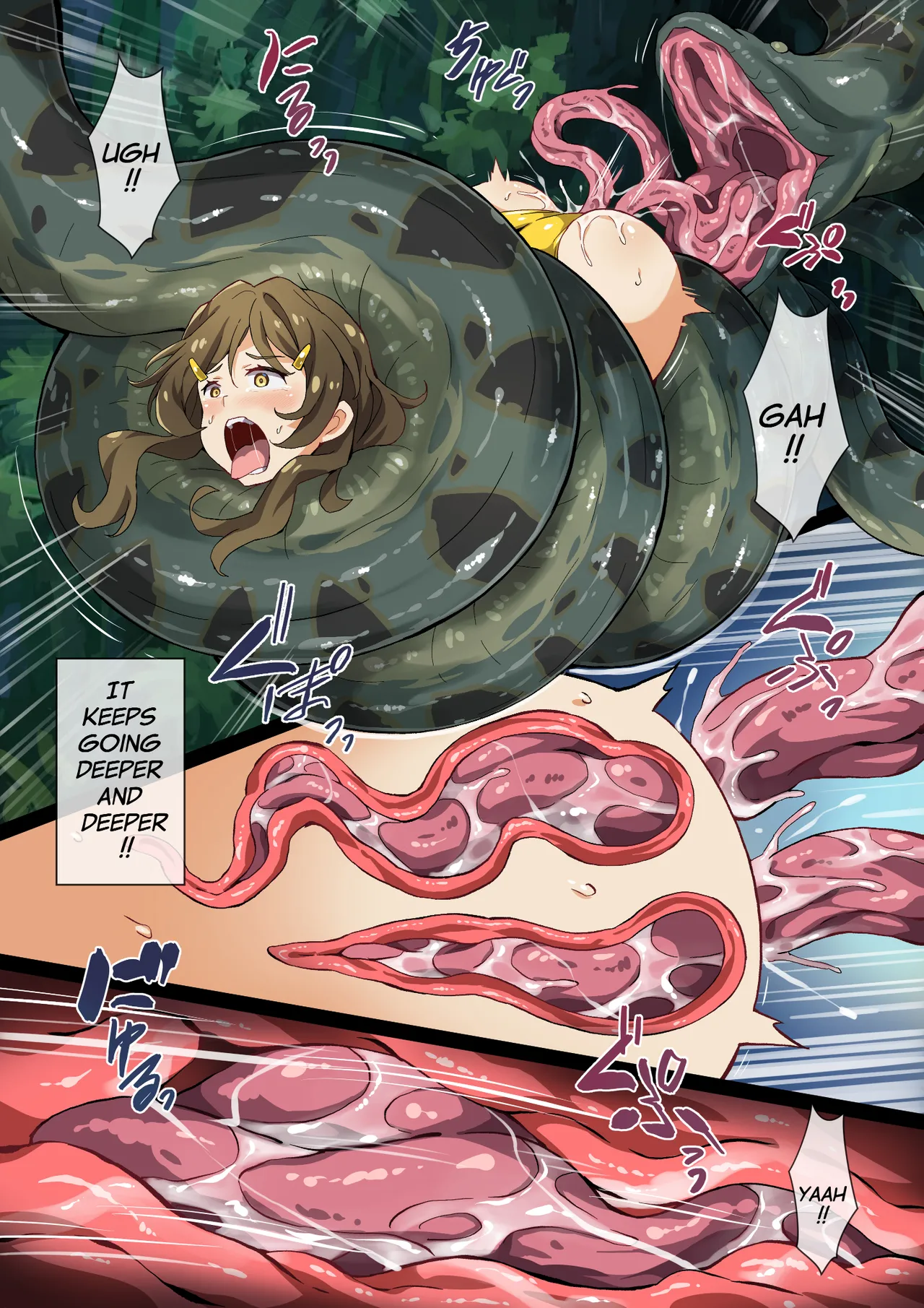 [Mist Night (Co_Ma)] Hell Of Adventure Himawari (Giant Snake) [English] numero di immagine  9