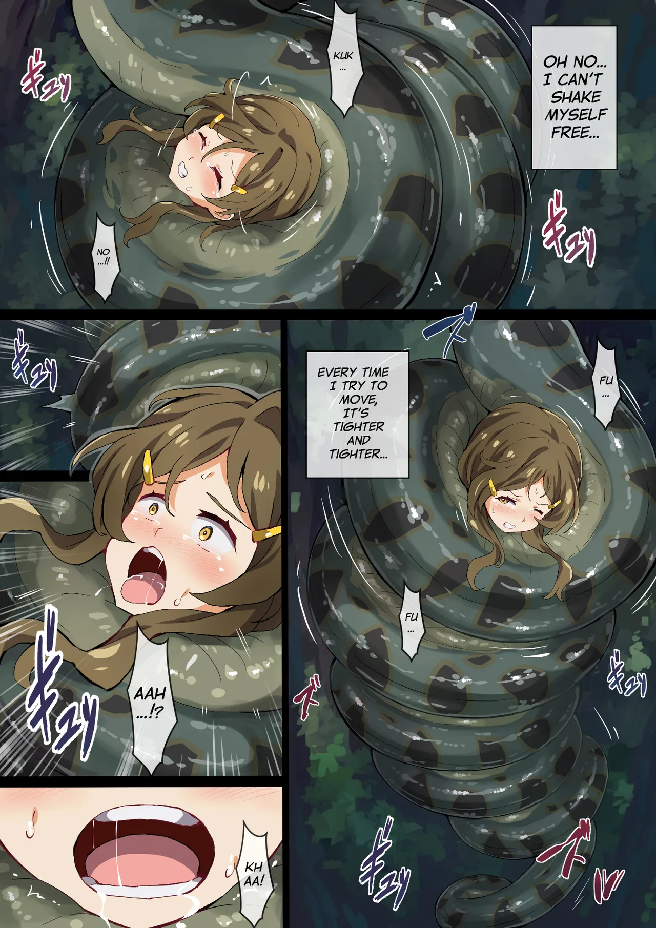 [Mist Night (Co_Ma)] Hell Of Adventure Himawari (Giant Snake) [English] numero di immagine  15