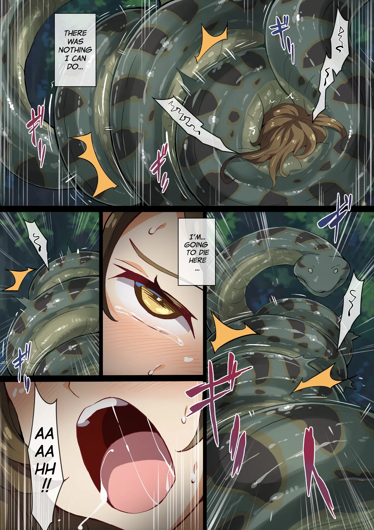 [Mist Night (Co_Ma)] Hell Of Adventure Himawari (Giant Snake) [English] numero di immagine  18