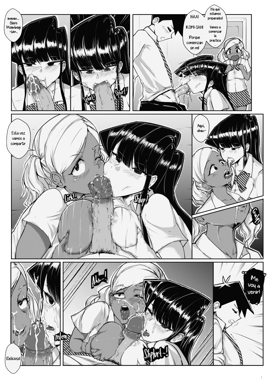 Komi x Manbagi x Tadano (Komi-san wa Komyushou desu) image number 1