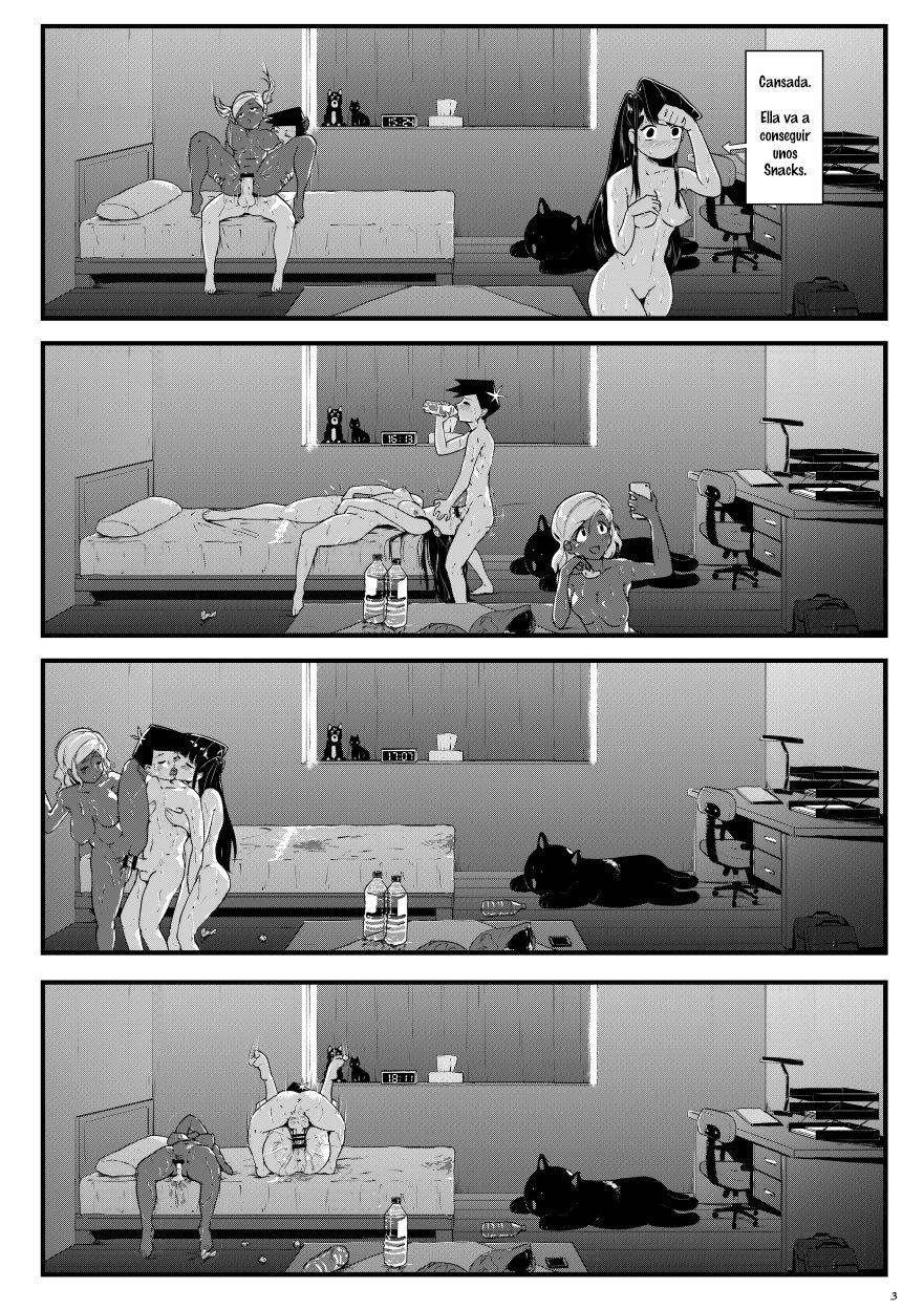 Komi x Manbagi x Tadano (Komi-san wa Komyushou desu) image number 3