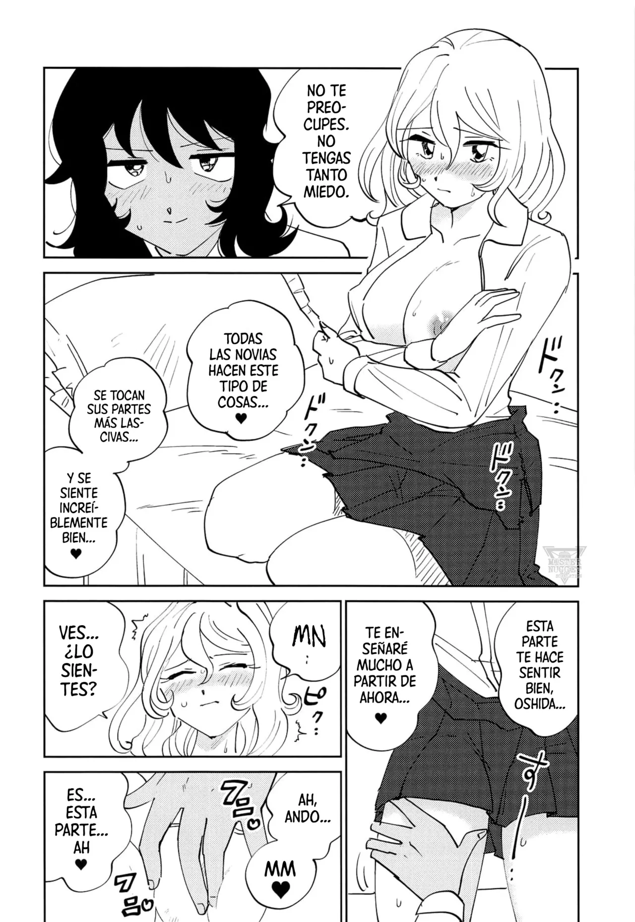 (C94) [Nekomonido (Sanada)] Oshida!! Seikyōiku no Jikan da zo ♥ | ¡¡Oshida!! Es Hora De La Educación Sexual ♥ (Girls und Panzer) [Spanish] [Mister Nugget] numero di immagine  11