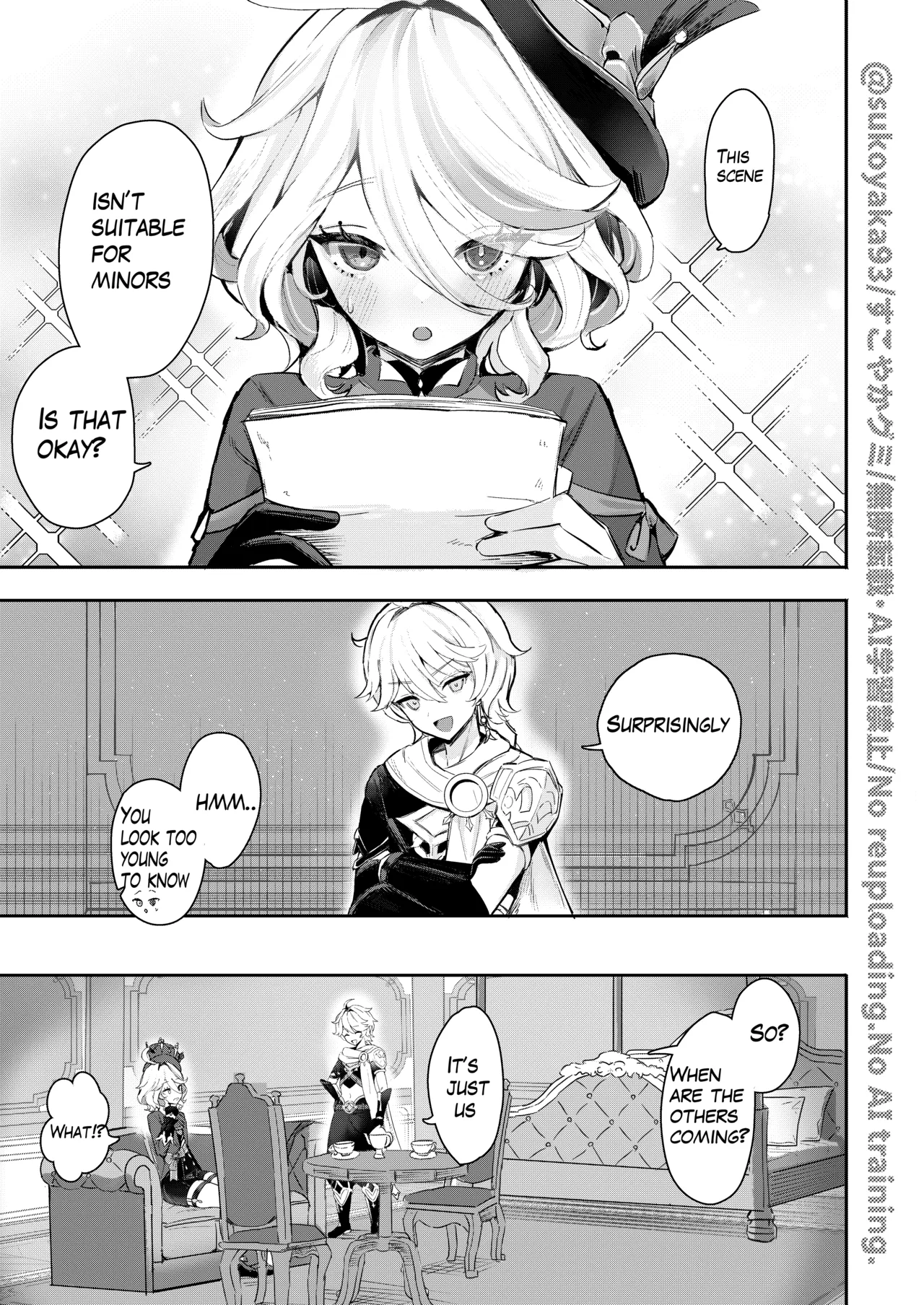 [GlowMercury (Sukoyakagumi)] Otona no Tetosia - The Tabletop Troupe for adults only (Genshin Impact) [English] [Digital] image number 3