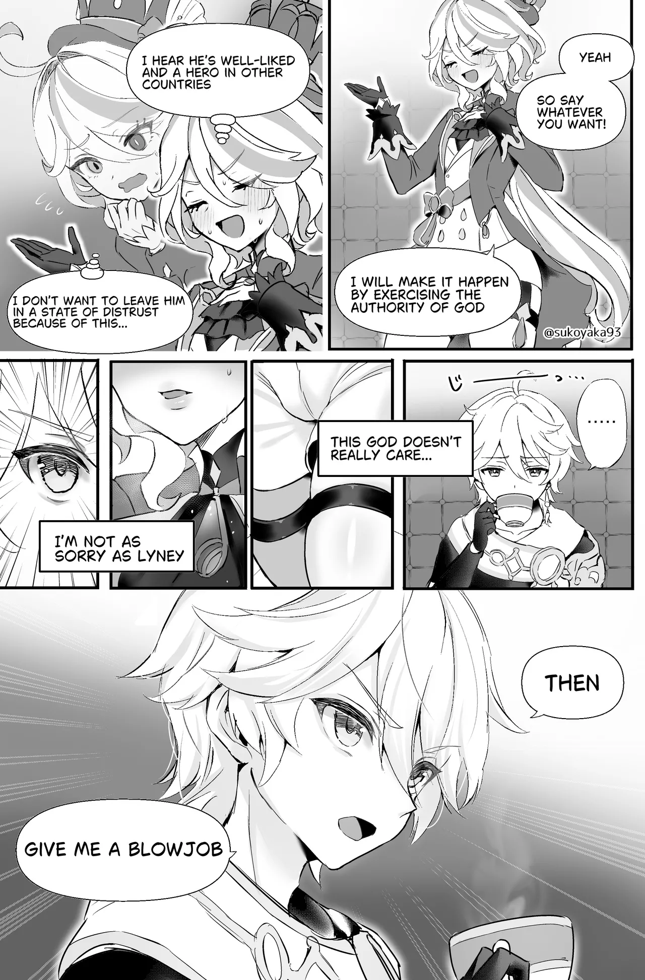 [GlowMercury (Sukoyakagumi)] Kimi no Guroshi de Kanpai - Cheers with her glass (Genshin Impact) [Digital] [English] 5eme image