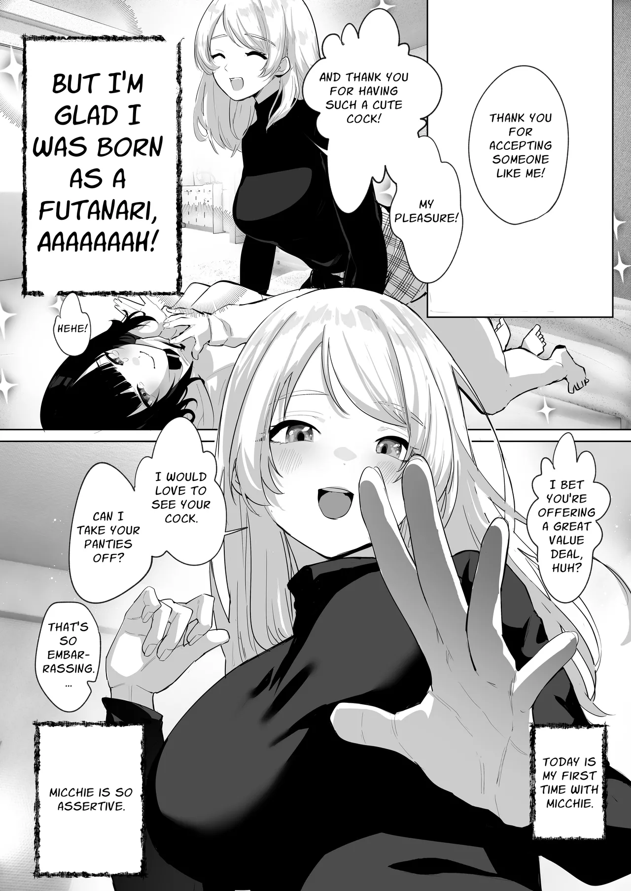 [Raise wa Futanari Bishoujo (orion)] Futanari Deathloop Challenge ~I'll Die If I Ejaculate, But I Want to Make Her Cum~ [English] [Pyruz Translation] image number 5