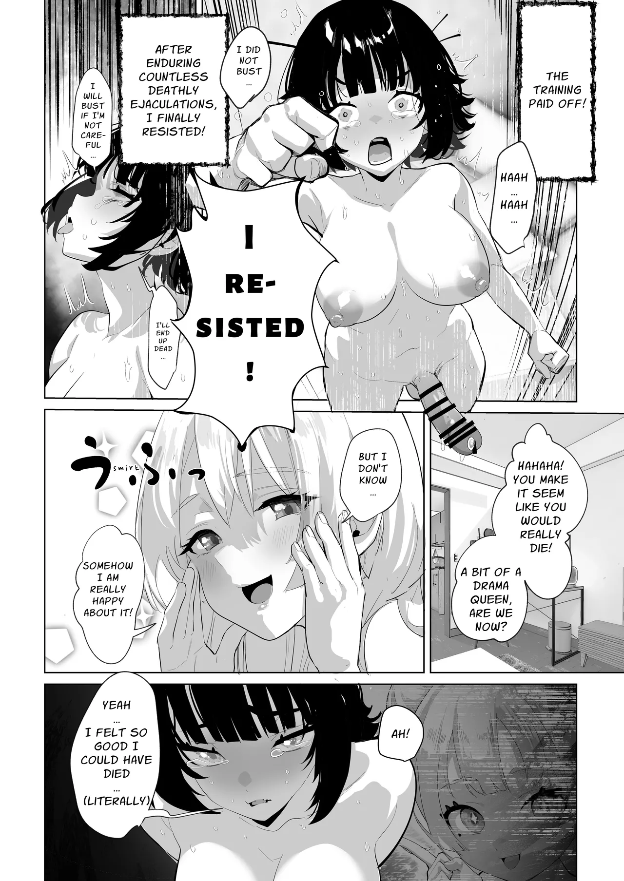 [Raise wa Futanari Bishoujo (orion)] Futanari Deathloop Challenge ~I'll Die If I Ejaculate, But I Want to Make Her Cum~ [English] [Pyruz Translation] image number 25