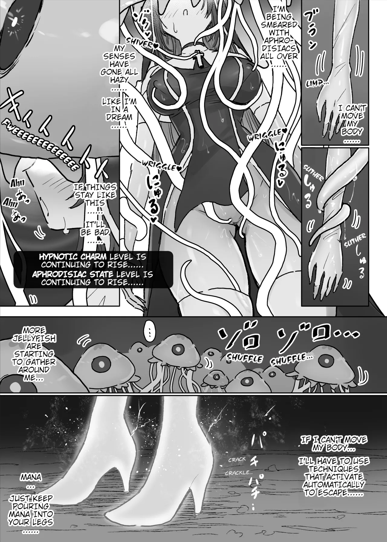 [Neruhitsuji] Joutai Ijou Taisei Sister-san to Taisei Kantsuu Saimin Kurage | "Abnormal Status"-Resistant Nun vs. Resistance-Penetrating Hypnotic Jellyfish [English] изображение № 16