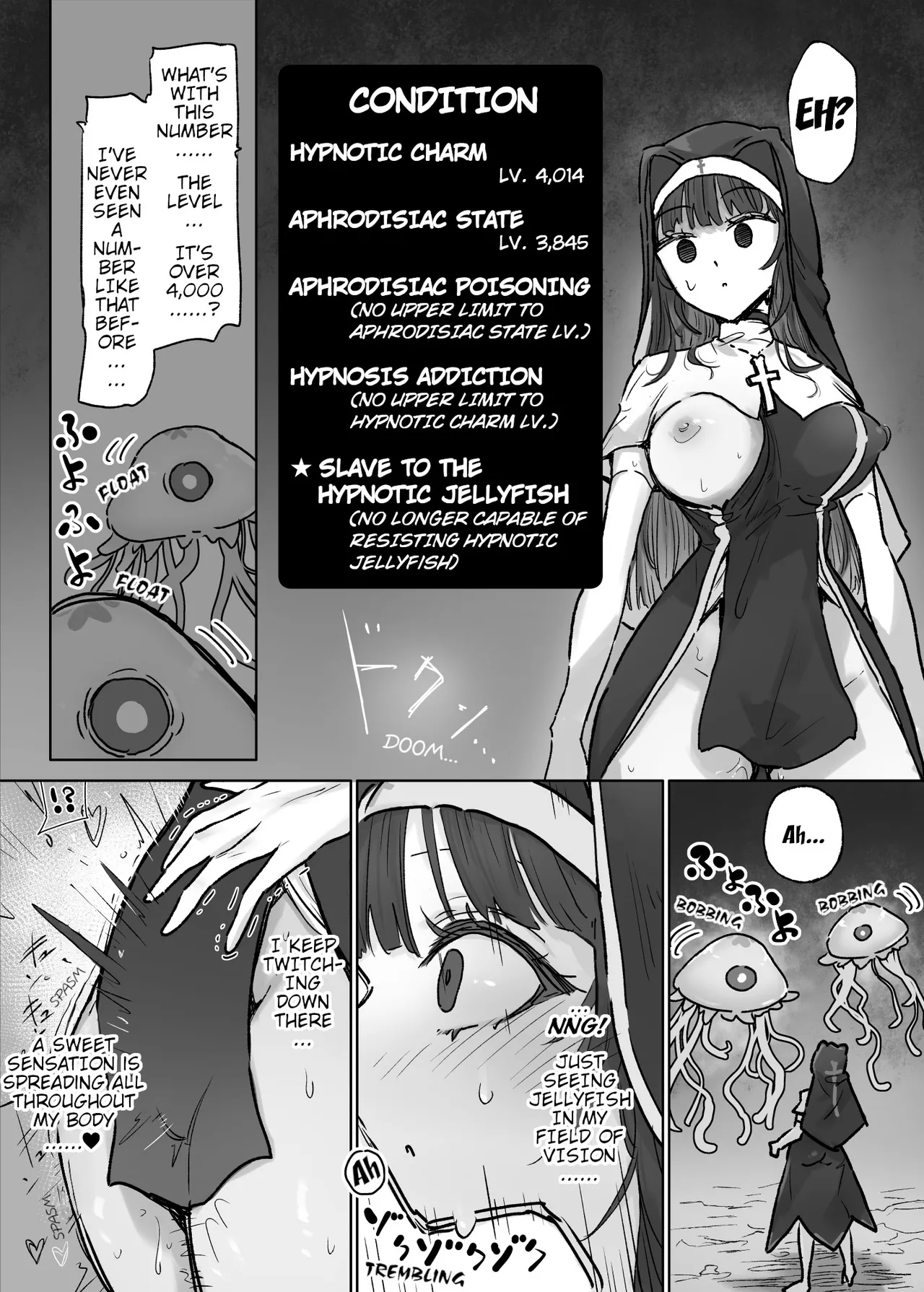 [Neruhitsuji] Joutai Ijou Taisei Sister-san to Taisei Kantsuu Saimin Kurage | "Abnormal Status"-Resistant Nun vs. Resistance-Penetrating Hypnotic Jellyfish [English] изображение № 20