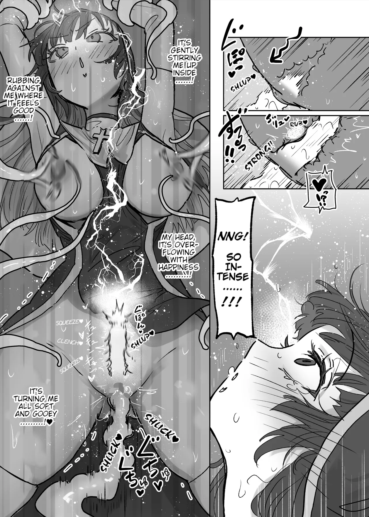 [Neruhitsuji] Joutai Ijou Taisei Sister-san to Taisei Kantsuu Saimin Kurage | "Abnormal Status"-Resistant Nun vs. Resistance-Penetrating Hypnotic Jellyfish [English] изображение № 24