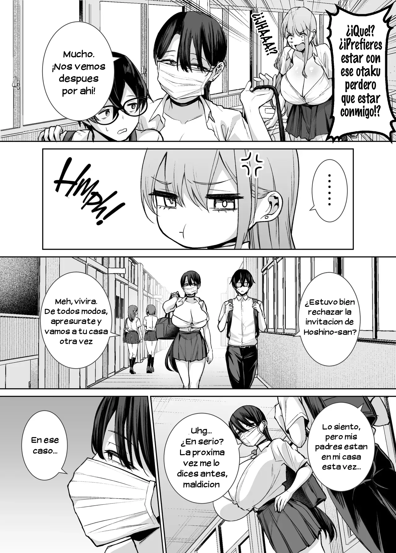 [Hanekkaeri (Ricochet)] Otaku no Boku ni mo Nakadashi Sasete Kureru Yasashii Yariman Bitch Gal 2｜Una Gyaru Amable, Tranquila y Perra que Incluso Deja que un Otaku como Yo se Corra Dentro de Ella 2 [Spanish] [Hta scan] [Digital] 이미지 번호 13