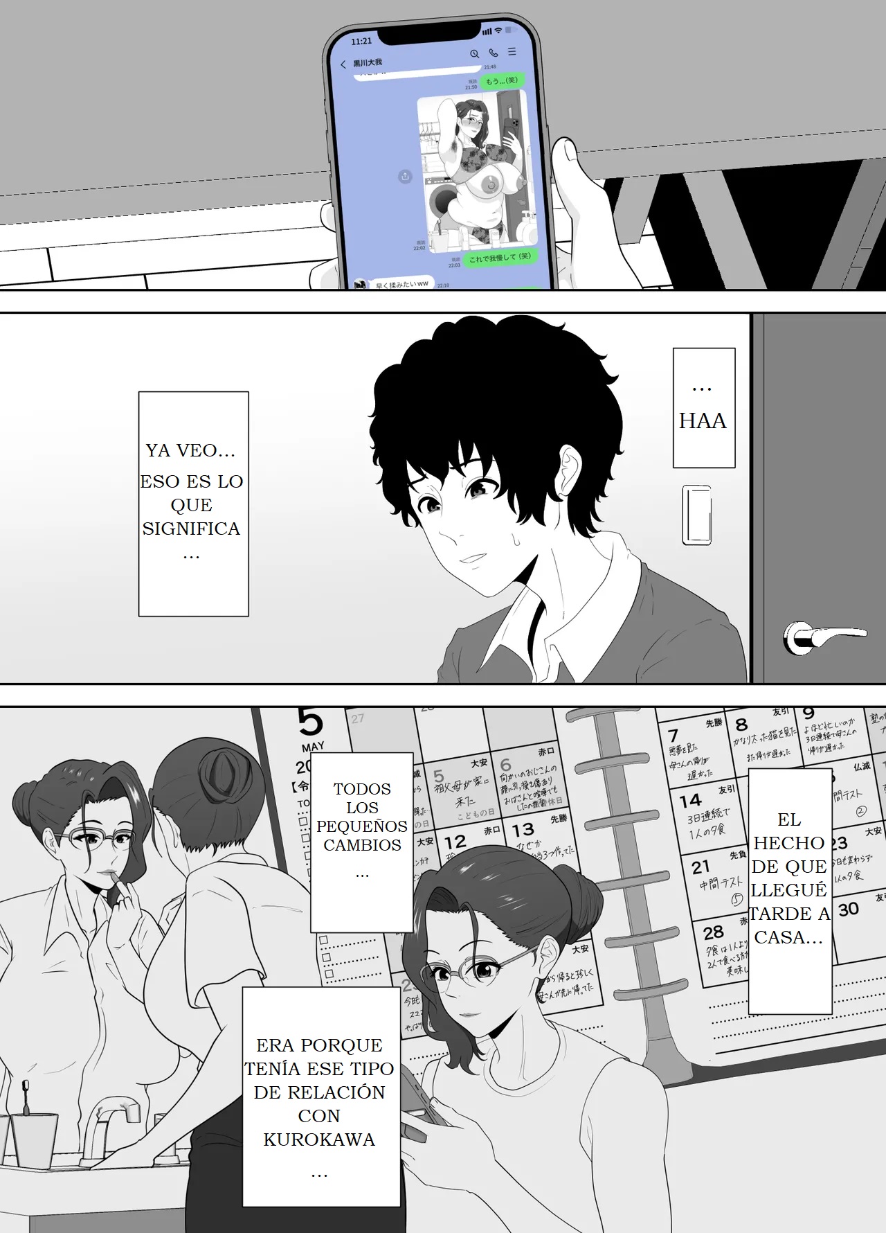 [Studio Macaron (Moeyama P-Man)] LOS REGISTROS QUE QUEDARON EN EL SMARTPHONE DE COMO MADRE SE VUELVE UNA PUTA DESPUES DE LA ESCUELA 图片编号 68