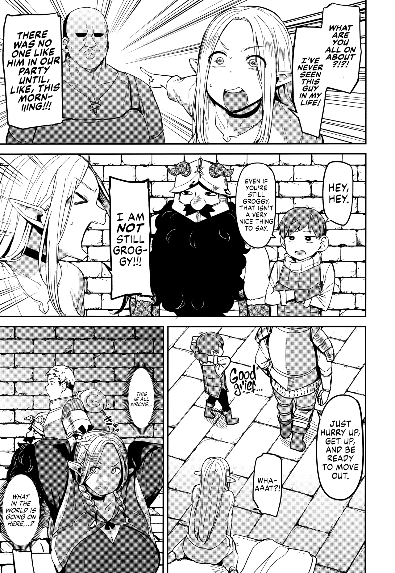 (C106) [North70 (Nanao Yukiji)] Chin Ochi Donkusa Elf | Dumbass Elf, Dicked Over And Dicked Down (Dungeon Meshi) [English] [Suizokukan] image number 4