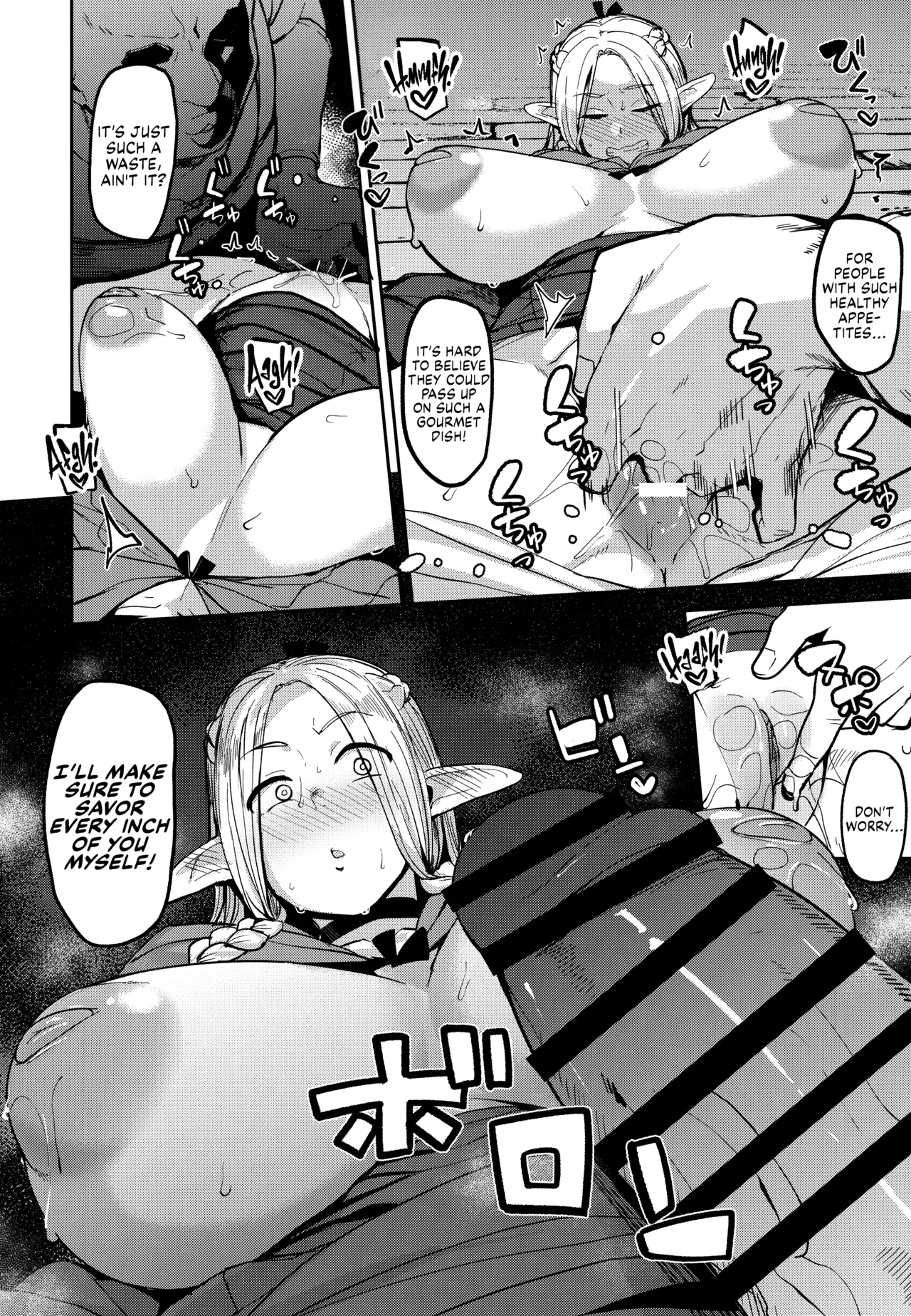 (C106) [North70 (Nanao Yukiji)] Chin Ochi Donkusa Elf | Dumbass Elf, Dicked Over And Dicked Down (Dungeon Meshi) [English] [Suizokukan] image number 13