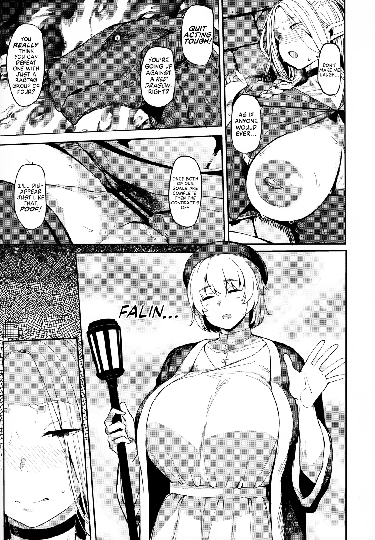 (C106) [North70 (Nanao Yukiji)] Chin Ochi Donkusa Elf | Dumbass Elf, Dicked Over And Dicked Down (Dungeon Meshi) [English] [Suizokukan] image number 18