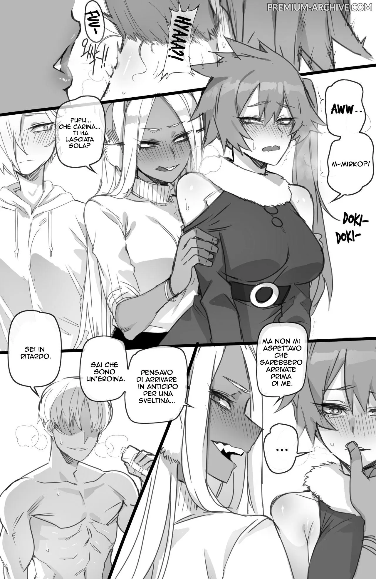 [ratatatat74] MY HERO Christmas HAREM (Boku no Hero Academia) [Italian] (Decensored) image number 20