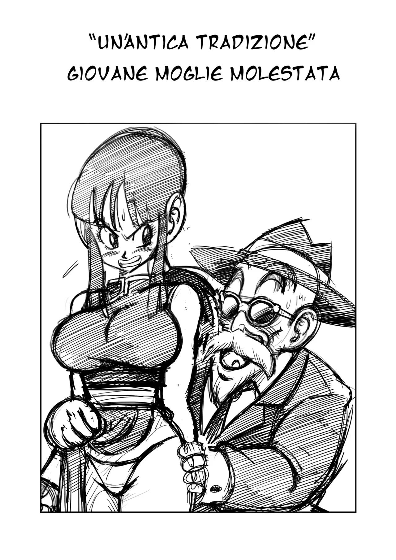 [Yamamoto] "Korai kara no Narawashi" Niizuma e no Ecchi na Itazura | "Un' Antica Tradizione" Giovane Moglie Molestata (Dragon Ball Z) [Italian] image number 3