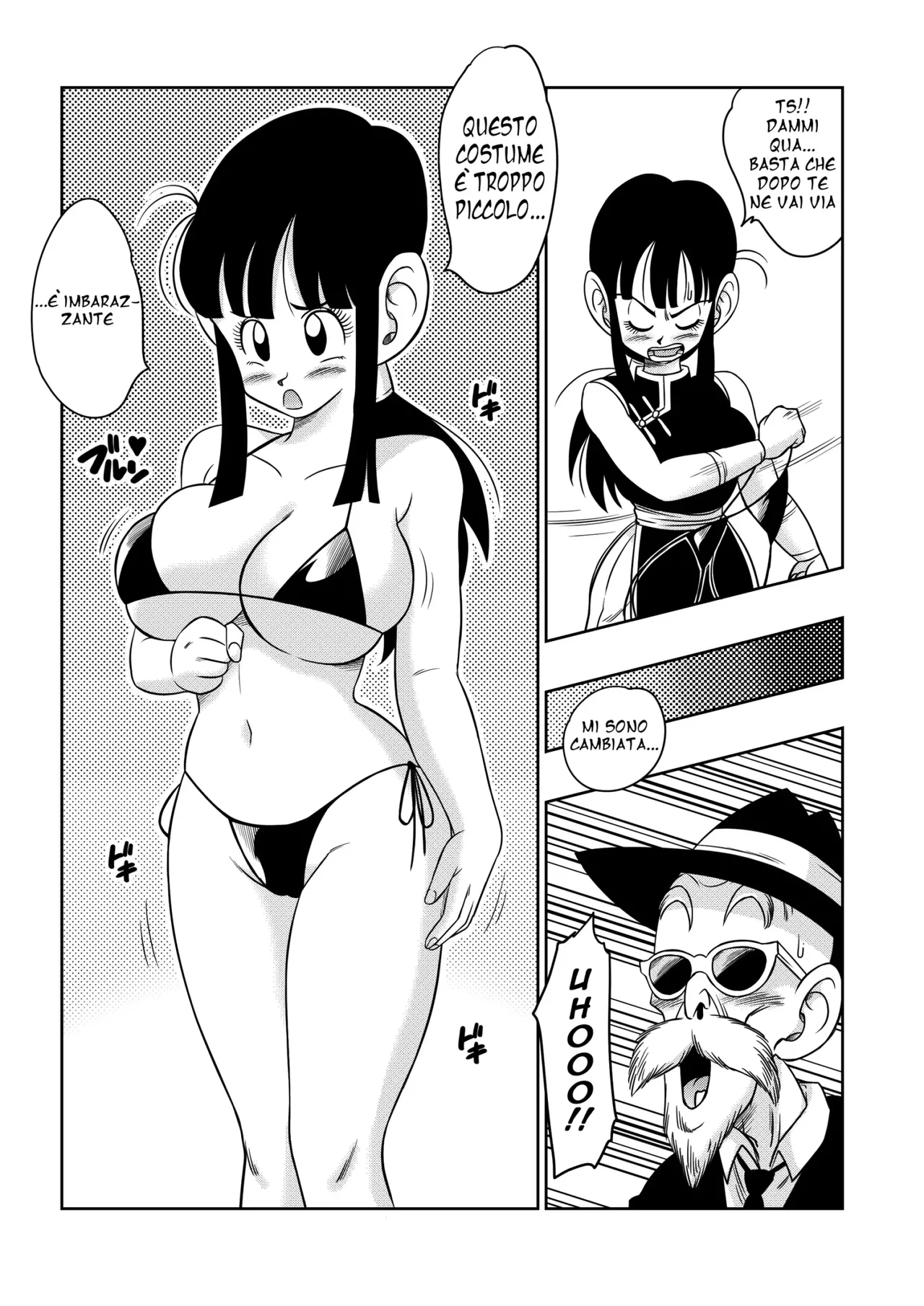 [Yamamoto] "Korai kara no Narawashi" Niizuma e no Ecchi na Itazura | "Un' Antica Tradizione" Giovane Moglie Molestata (Dragon Ball Z) [Italian] image number 7