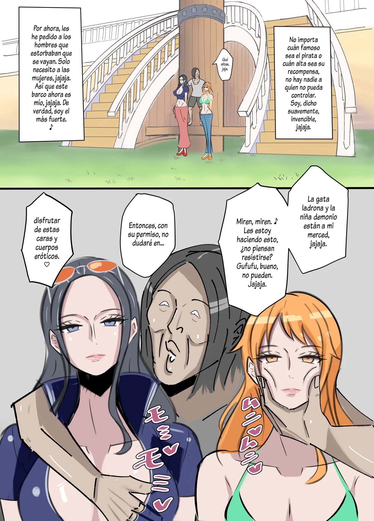 [Ekaki Gaikokujin] One Piece × Muteki Kimootoko｜One Piece × El Tipo Espeluznante Que Tiene Un PODER INVENCIBLE 1-3 + Extras (One Piece) [Spanish] [Al chile no sé Scan] 이미지 번호 7